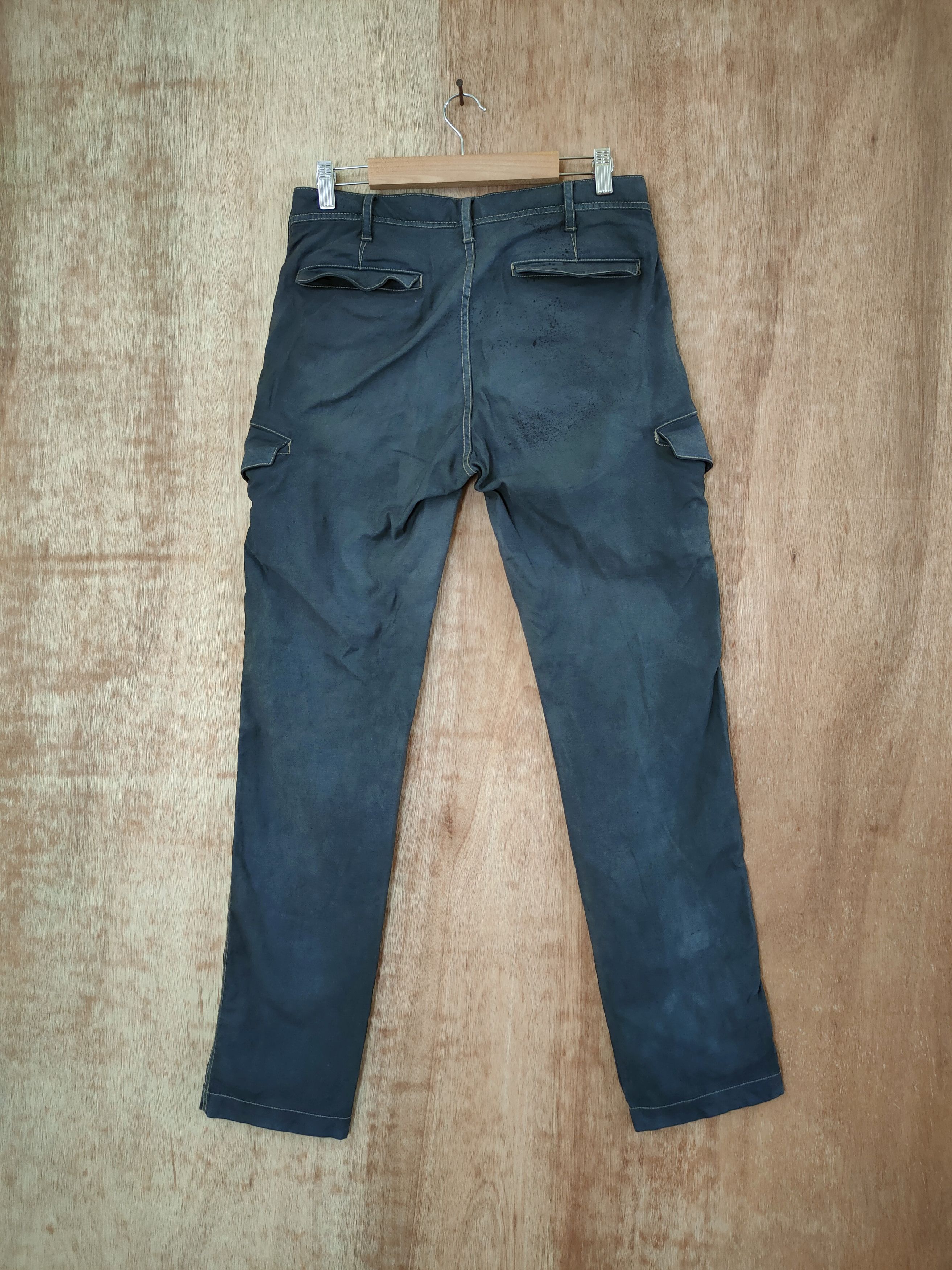 Japanese Brand Japan faded streetwear multipocket cargo pants #46-622 Size 29" - 5 Thumbnail