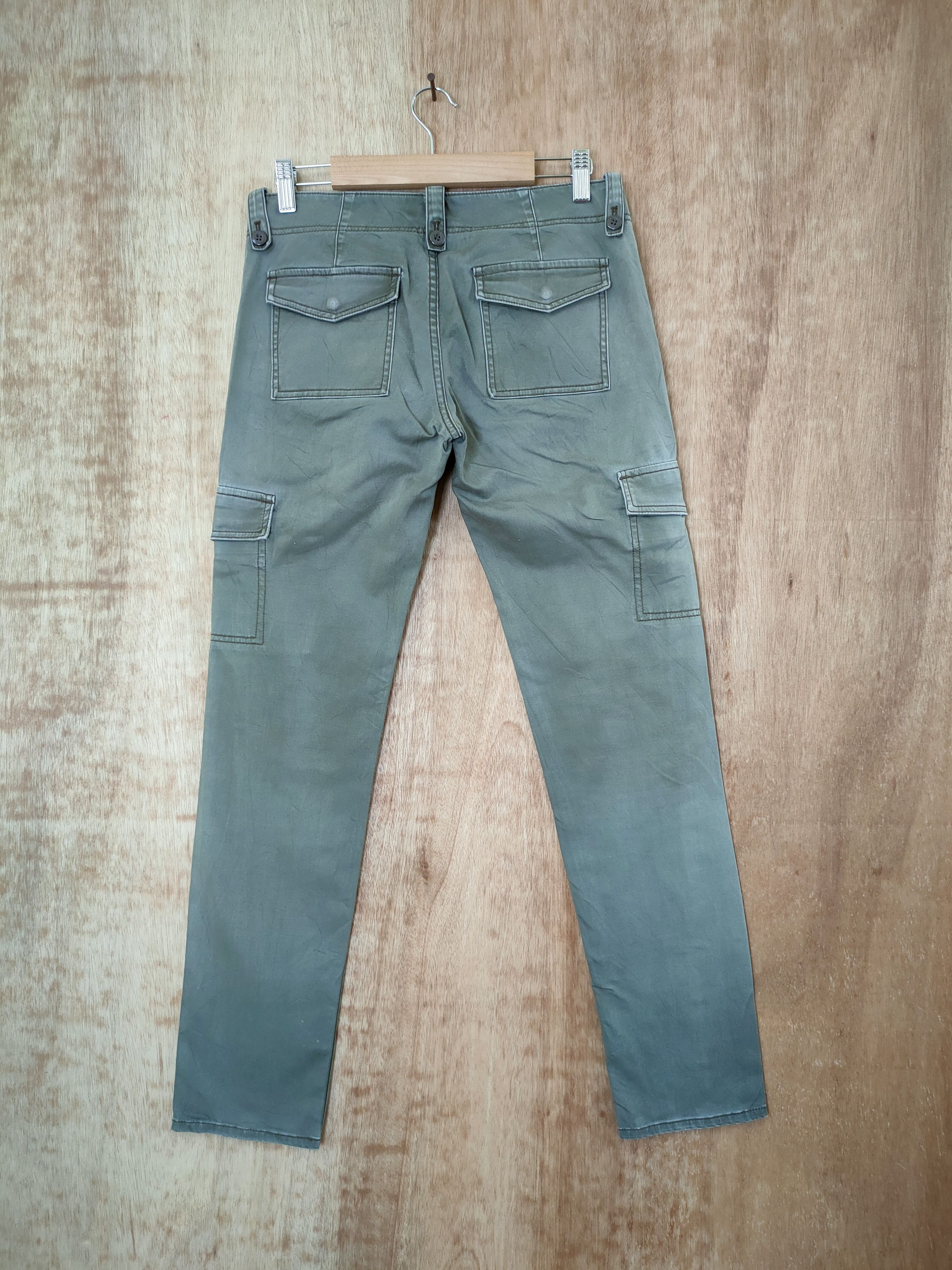 Japanese Brand DLL Natural Beauty Basic multi pocket cargo pants #46-415 Size US 27 - 6 Thumbnail
