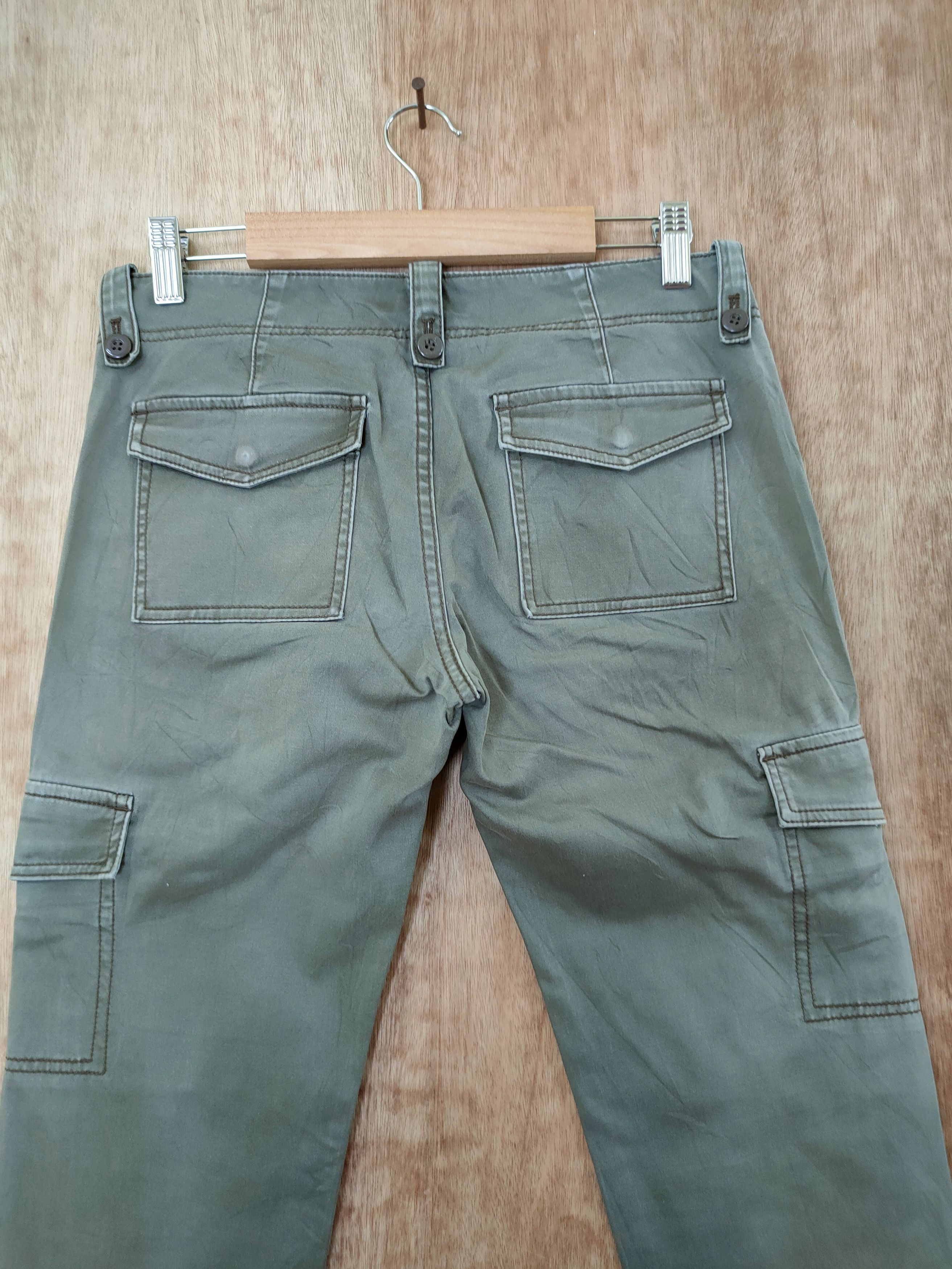 Japanese Brand DLL Natural Beauty Basic multi pocket cargo pants #46-415 Size US 27 - 8 Thumbnail