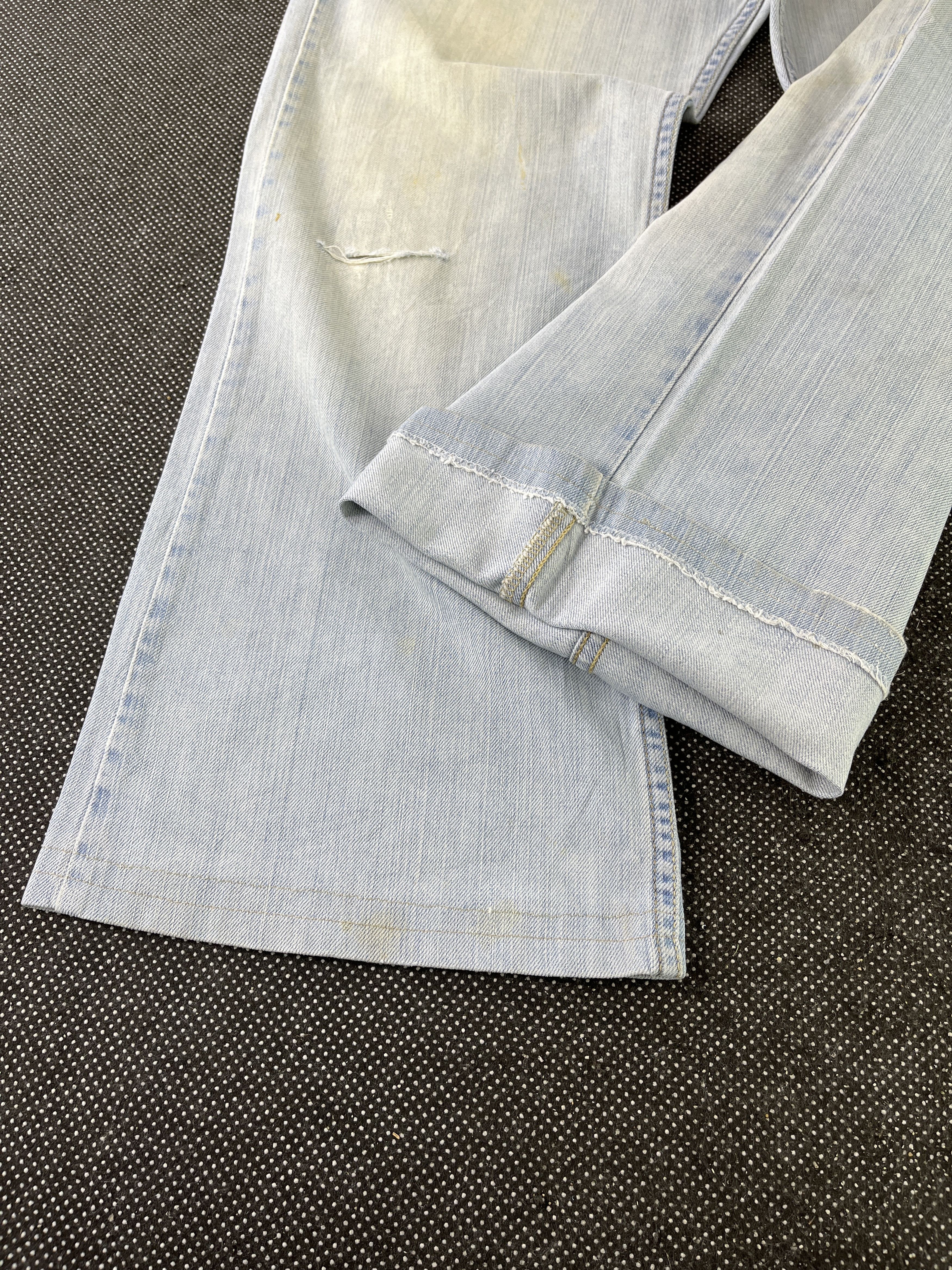 Levi's × Vintage Vintage Levis 527 Flare Jeans Light Wash Denim - J308 Size US 36 / EU 52 - 6 Thumbnail