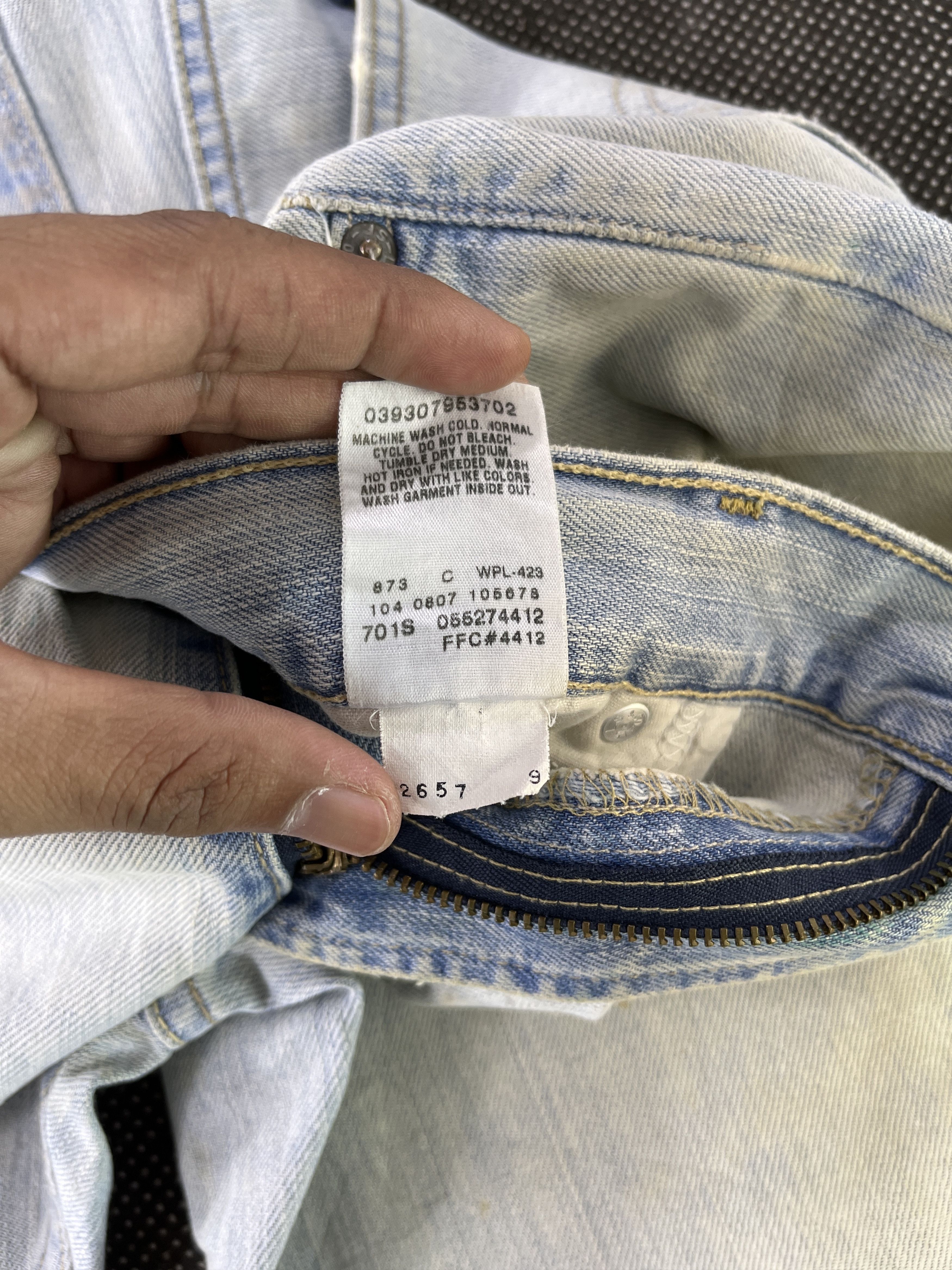 Levi's × Vintage Vintage Levis 527 Flare Jeans Light Wash Denim - J308 Size US 36 / EU 52 - 10 Thumbnail