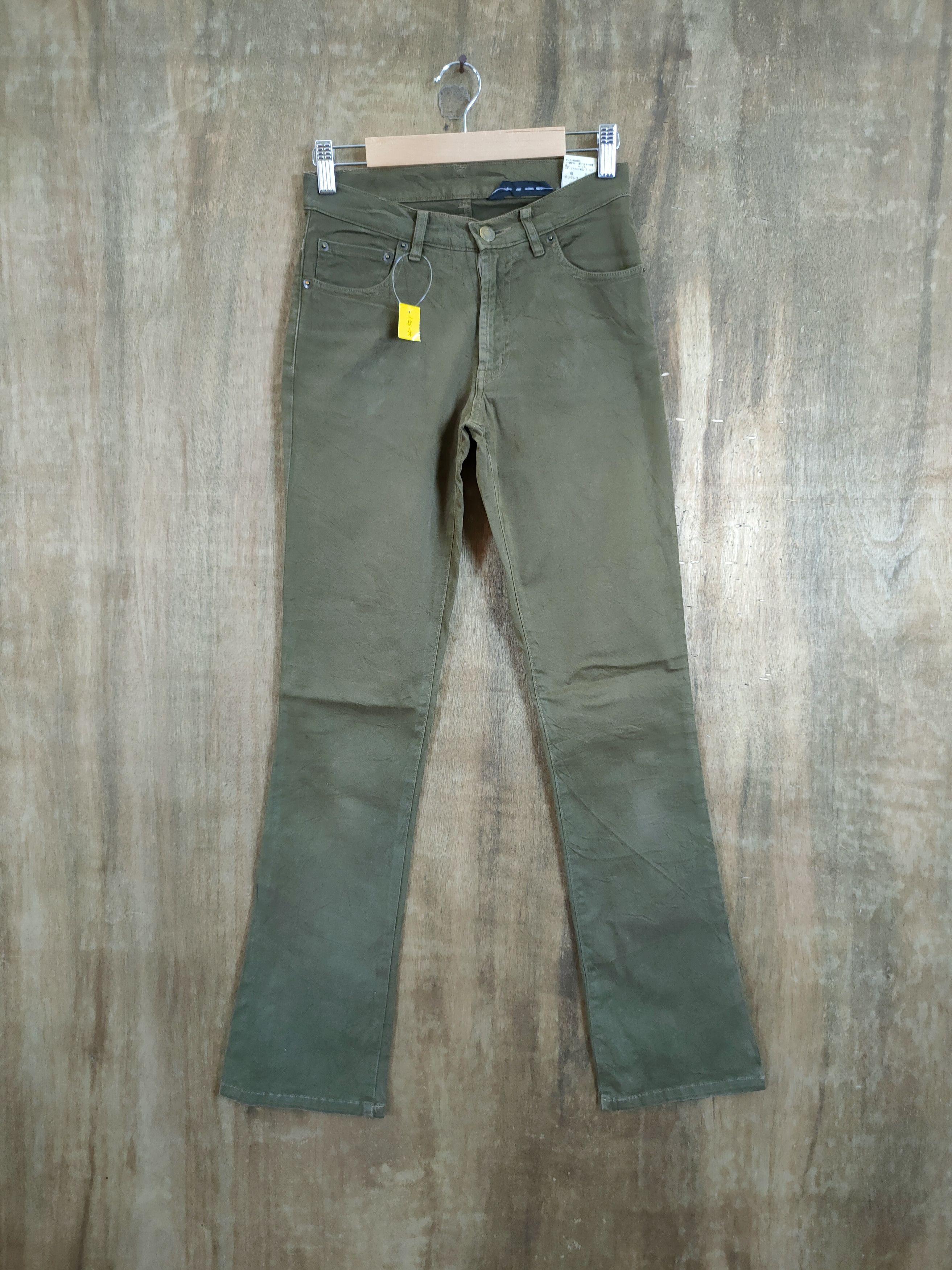 image of Size 24 Ozoc Made In Japan Cargo Pants 46-337 in Green Olive, Women's