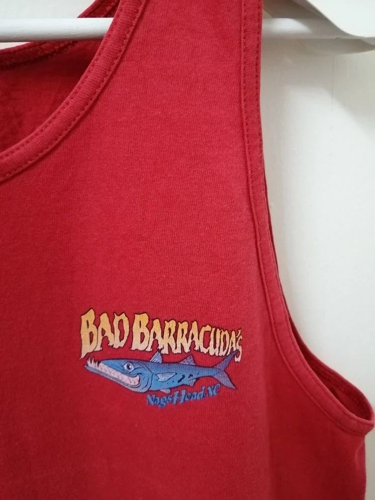 Vintage Vintage BAD BARRACUDAS Tank Top Size US M / EU 48-50 / 2 - 3 Thumbnail