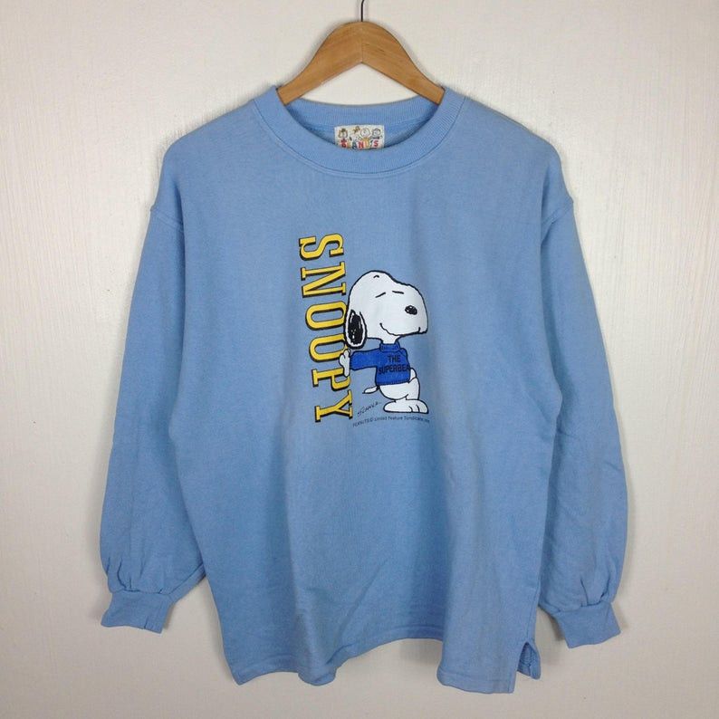 Disney × Peanuts Vintage 90s SNOOPY PEANUTS SCHULZ Cartoon Animation Size US L / EU 52-54 / 3 - 1 Thumbnail