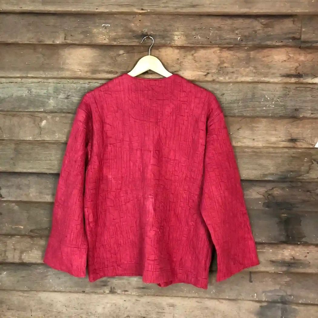 Japanese Brand Japanese Woven Cotton Cardigan Relax 24 Kimono Style Jacket Size L / US 10 / IT 46 - 10 Thumbnail