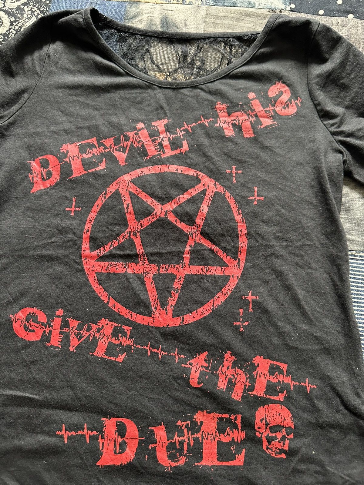Japanese Brand Galvil Punk Seditionaries Spider Web Satanic Tshirt Size S / US 4 / IT 40 - 6 Thumbnail