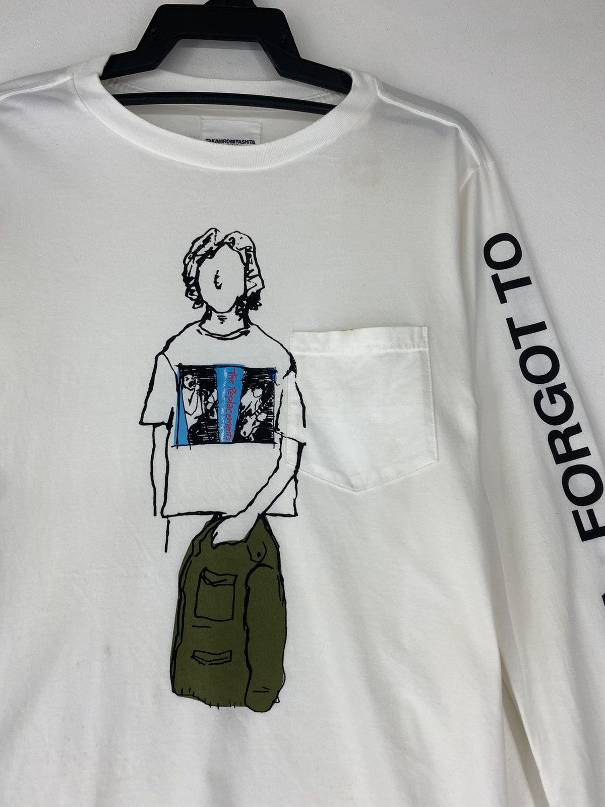 Band Tees × Takahiromiyashita The Soloist. Rare collaboration The Replacement band and ted kramer Size US M / EU 48-50 / 2 - 6 Thumbnail