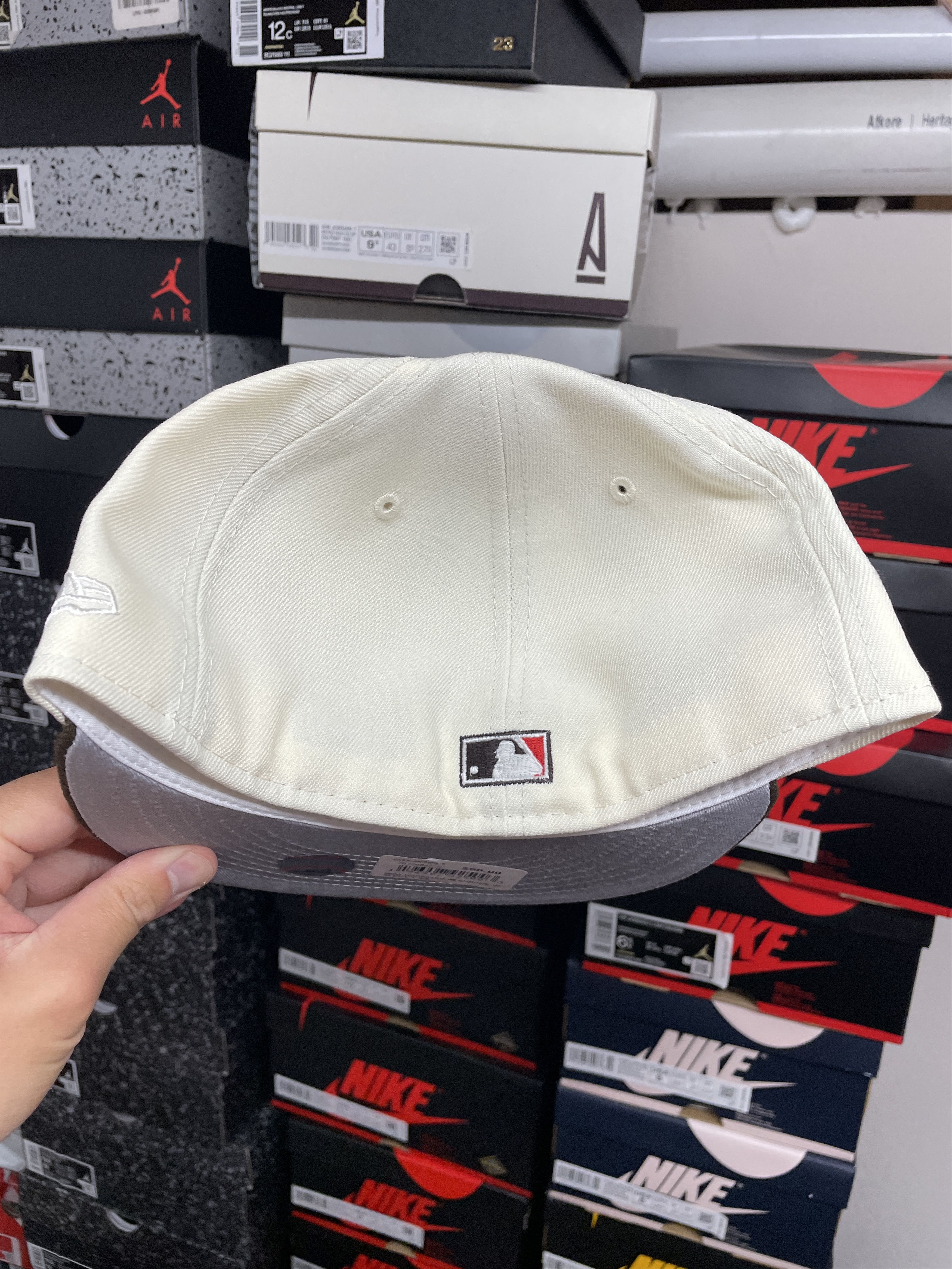 MLB × New Era 7 3/8 Script Houston Astros 45th Anniversary White Cream Red Size ONE SIZE - 5 Thumbnail