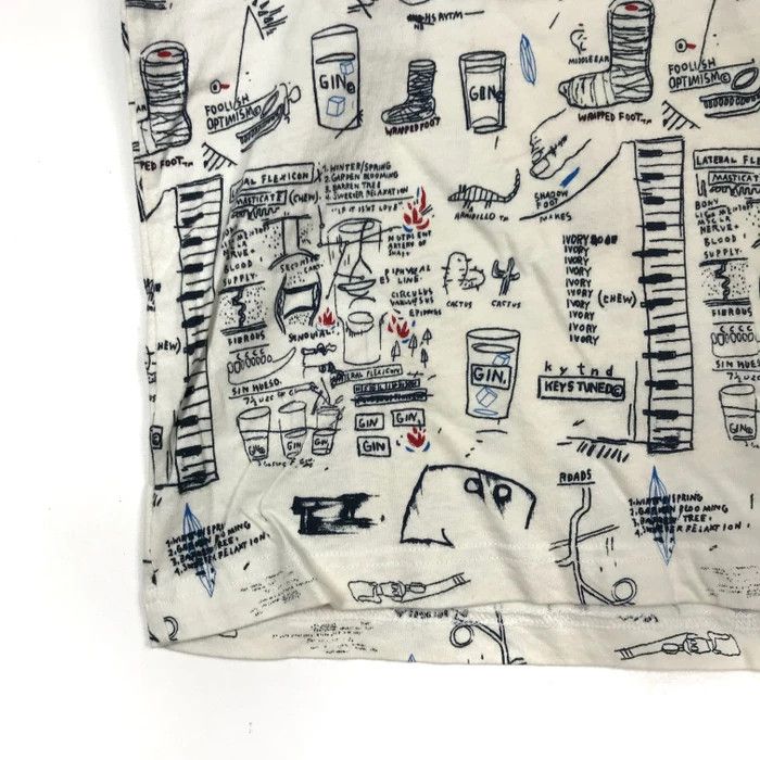 Jean-Michel Basquiat × Uniqlo JEAN MICHEL BASQUIAT JMB All Over Print Chemistry T Shirt Size US M / EU 48-50 / 2 - 3 Thumbnail