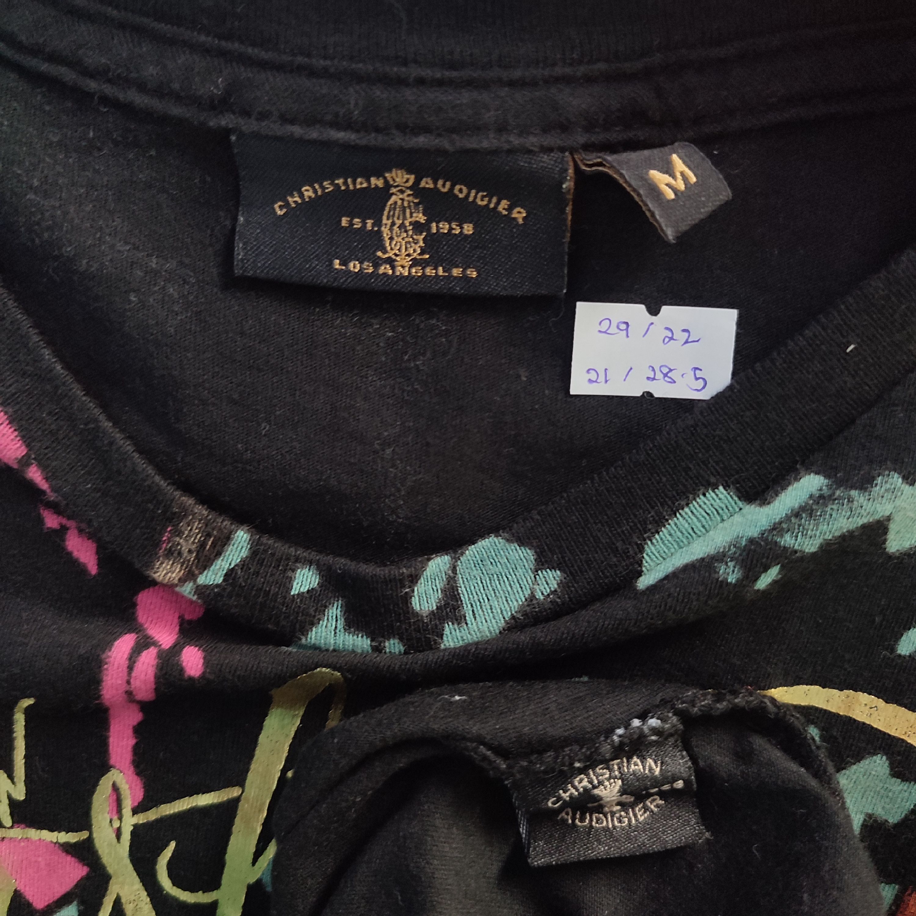 Christian Audigier × Designer × Vintage Christian Audigier Streetwear Punk Rock Design Tshirt Size US L / EU 52-54 / 3 - 5 Thumbnail