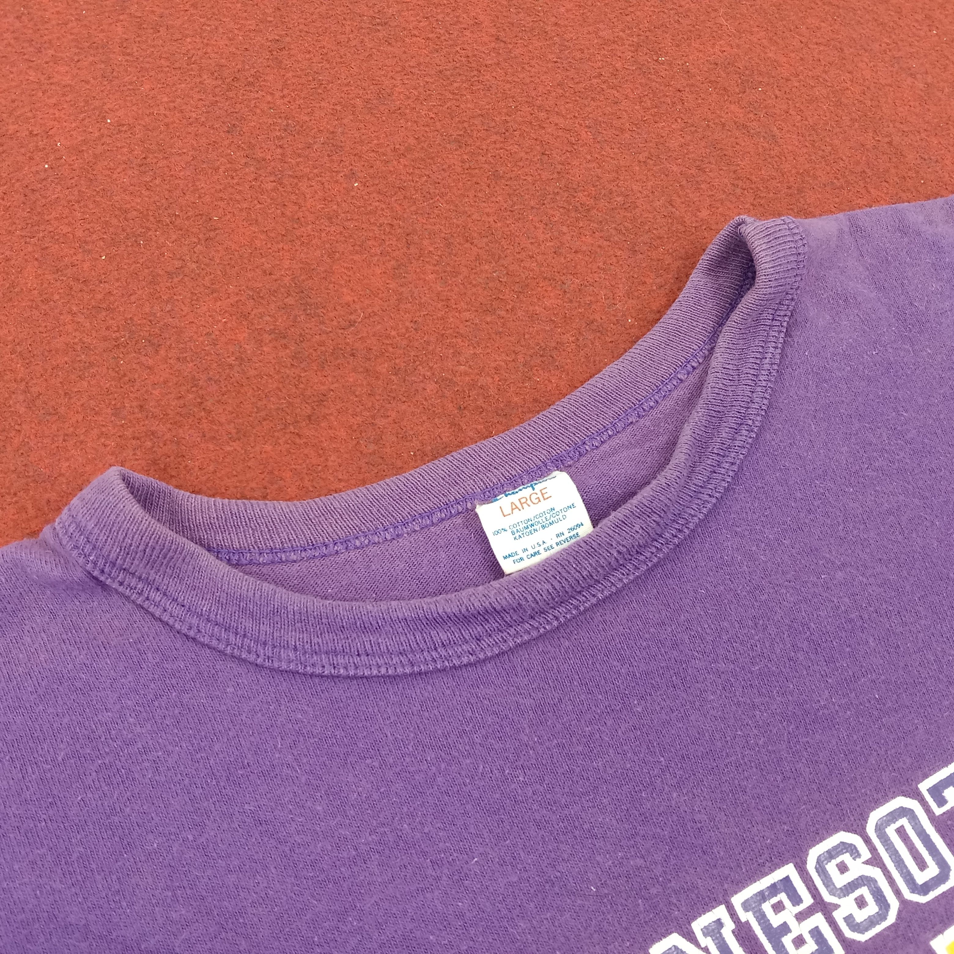 Champion × NFL × Vintage Champion Vikings American Sports NFL Tshirt Size US M / EU 48-50 / 2 - 4 Thumbnail