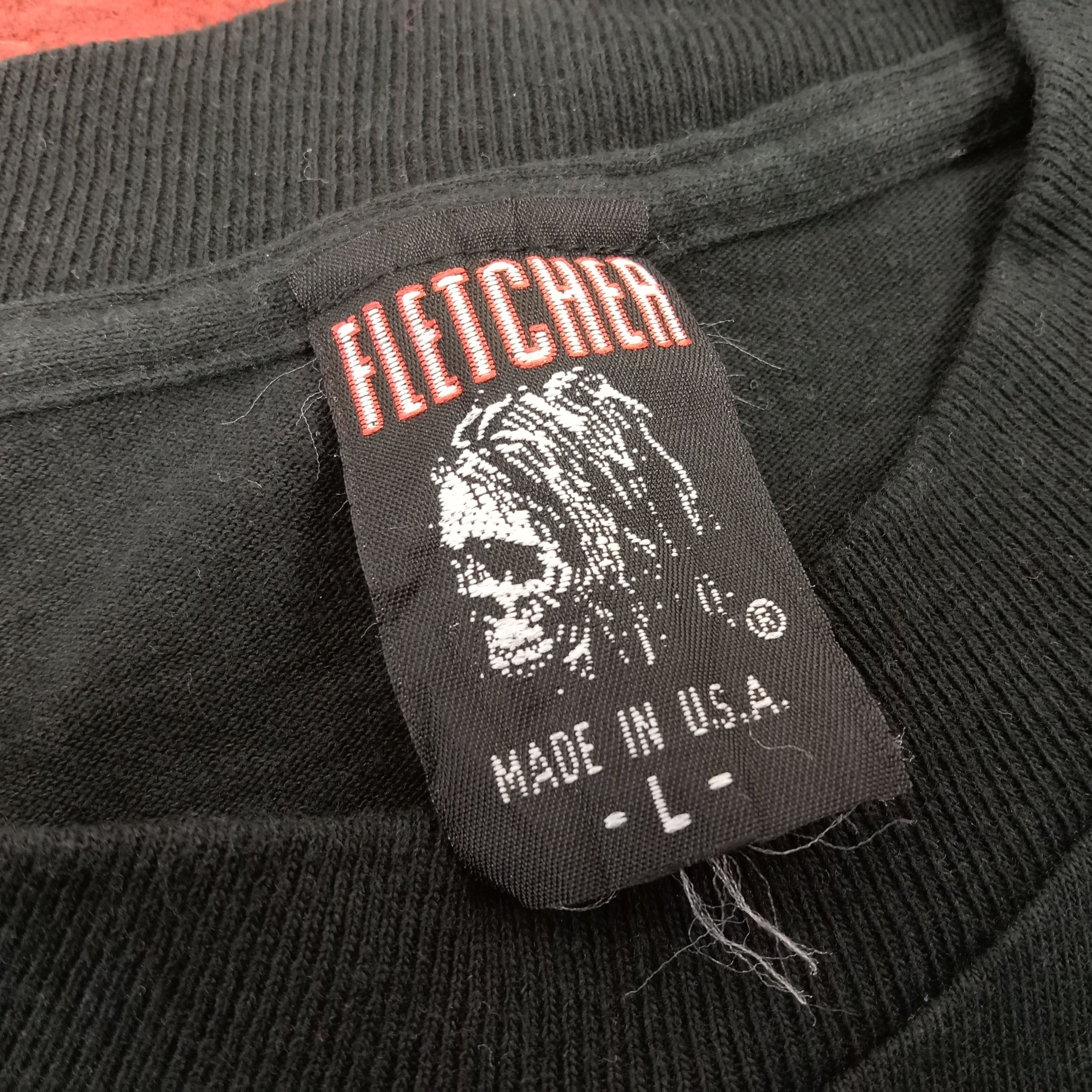 Vintage CF Fletcher Streetwear Big Logo Design Vintage Tshirt Size US L / EU 52-54 / 3 - 5 Thumbnail