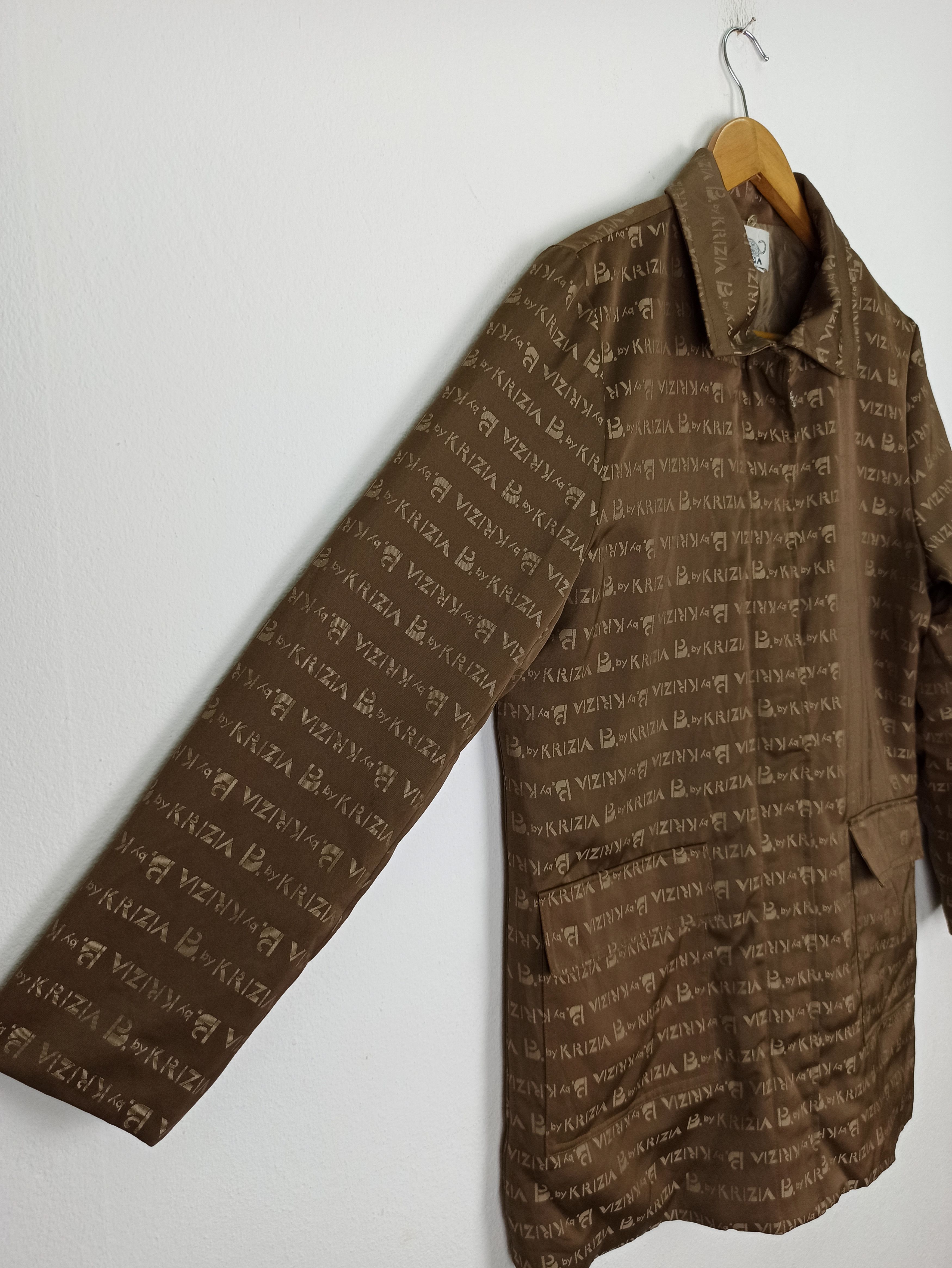 Japanese Brand Vintage B by Krizia Uomo Monogram Jacket Nice Design (c39) Size US M / EU 48-50 / 2 - 2 Thumbnail