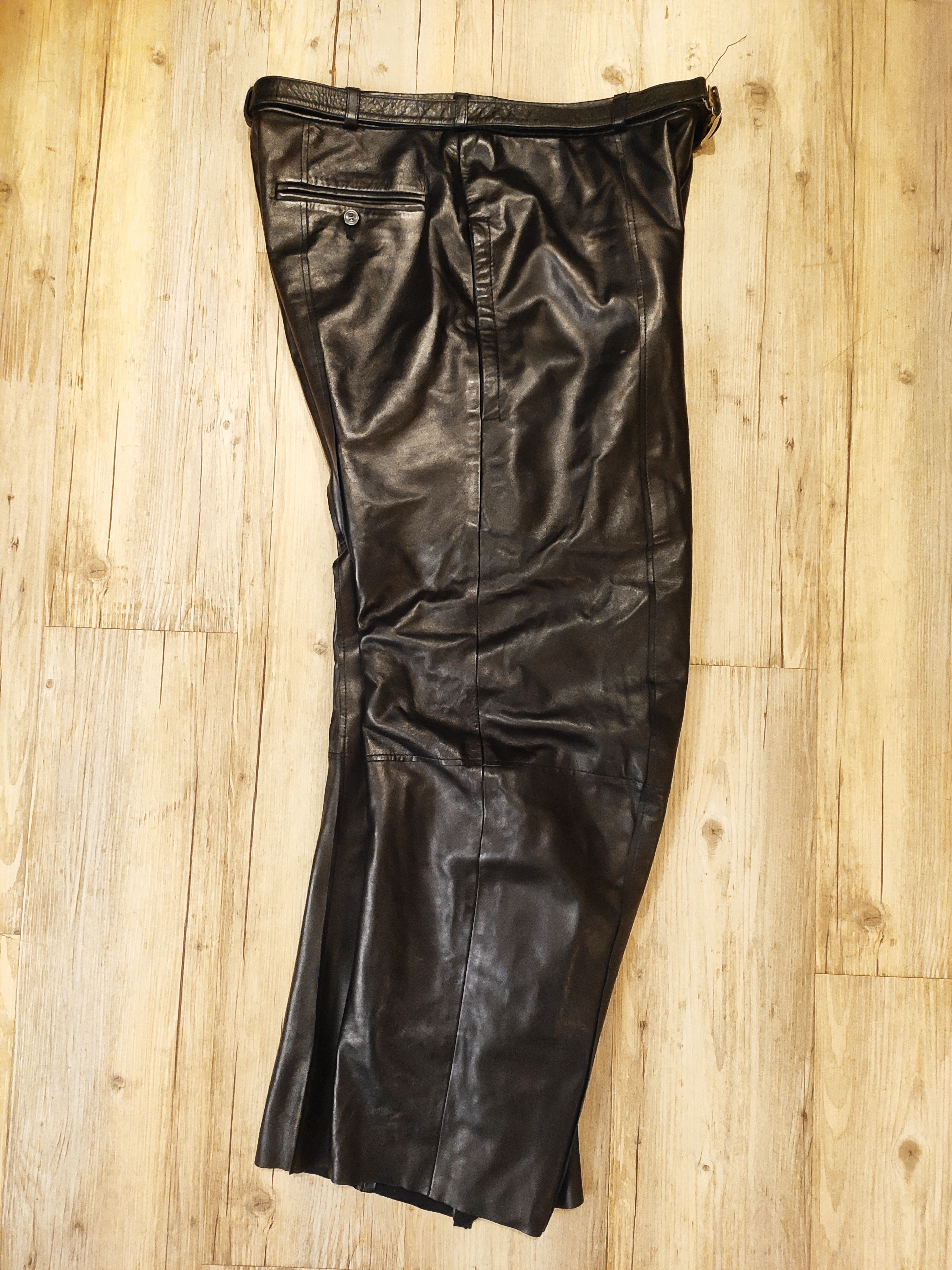 Dirk Schonberger GRAIL leather pants FW04.like Rick Owens or Julius Size US 34 / EU 50 - 5 Thumbnail
