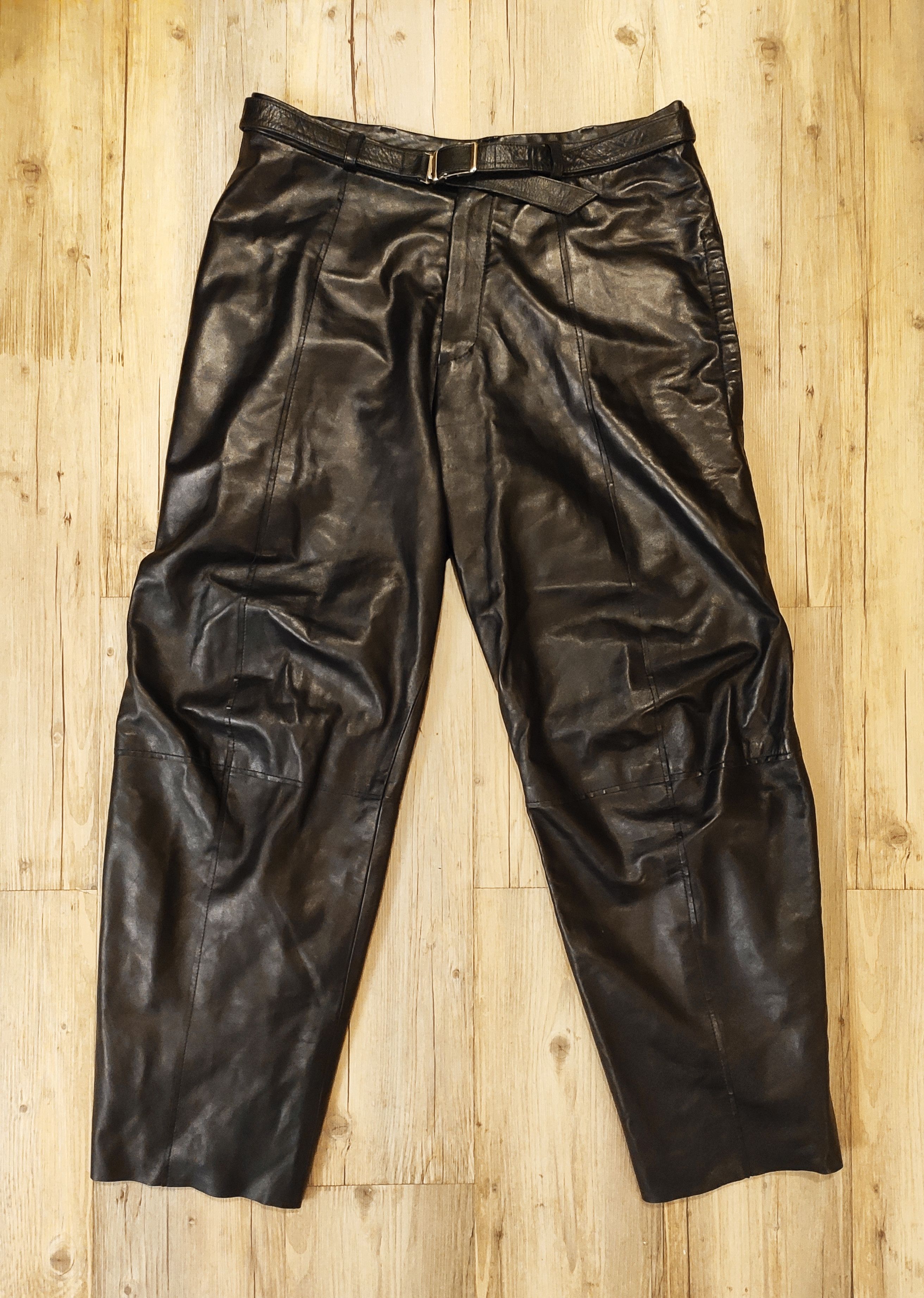 Dirk Schonberger GRAIL leather pants FW04.like Rick Owens or Julius Size US 34 / EU 50 - 2 Thumbnail
