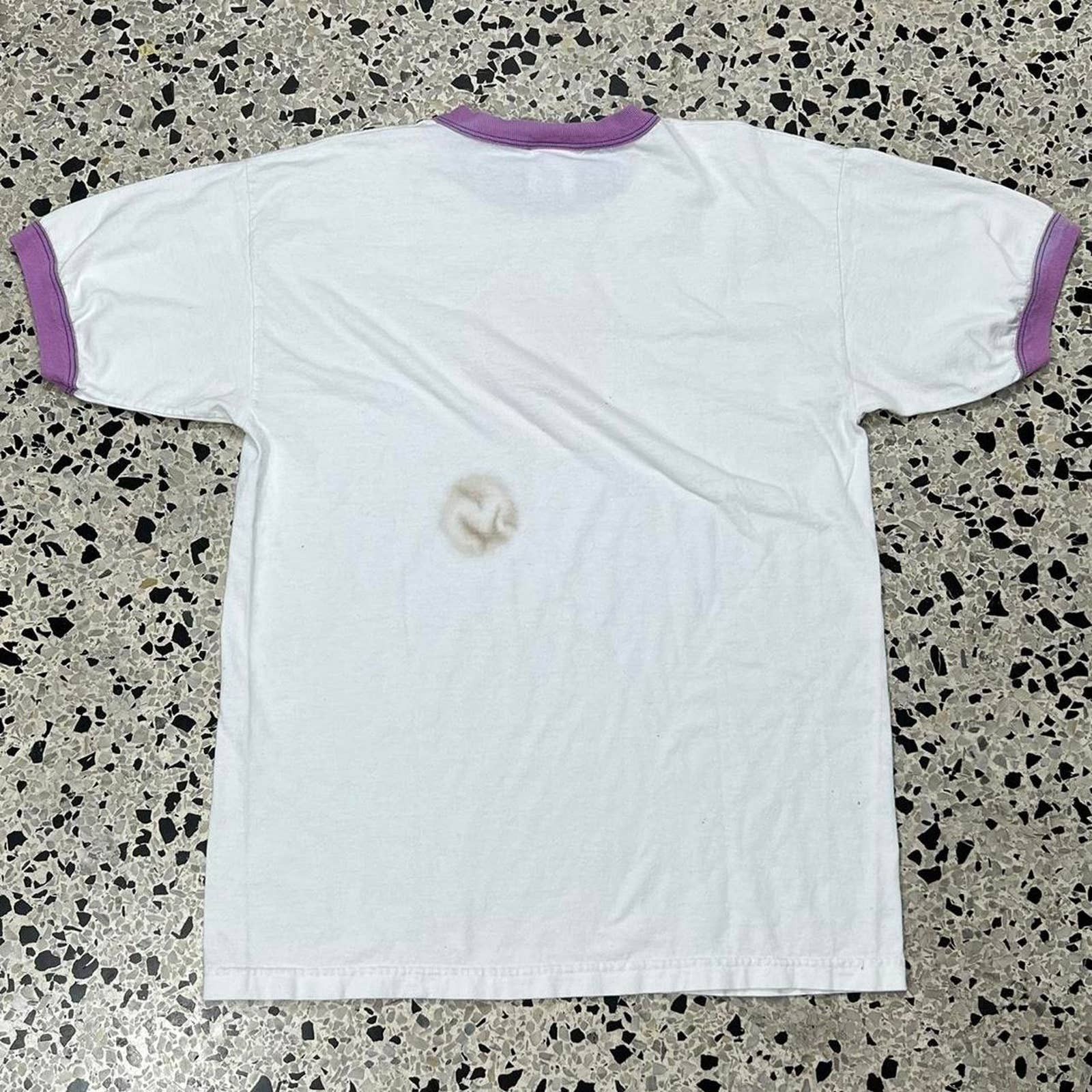 Japanese Brand VINTAGE Y2K BLUE MAN GROUP PURPLE RINGER TEE Size US L / EU 52-54 / 3 - 4 Thumbnail