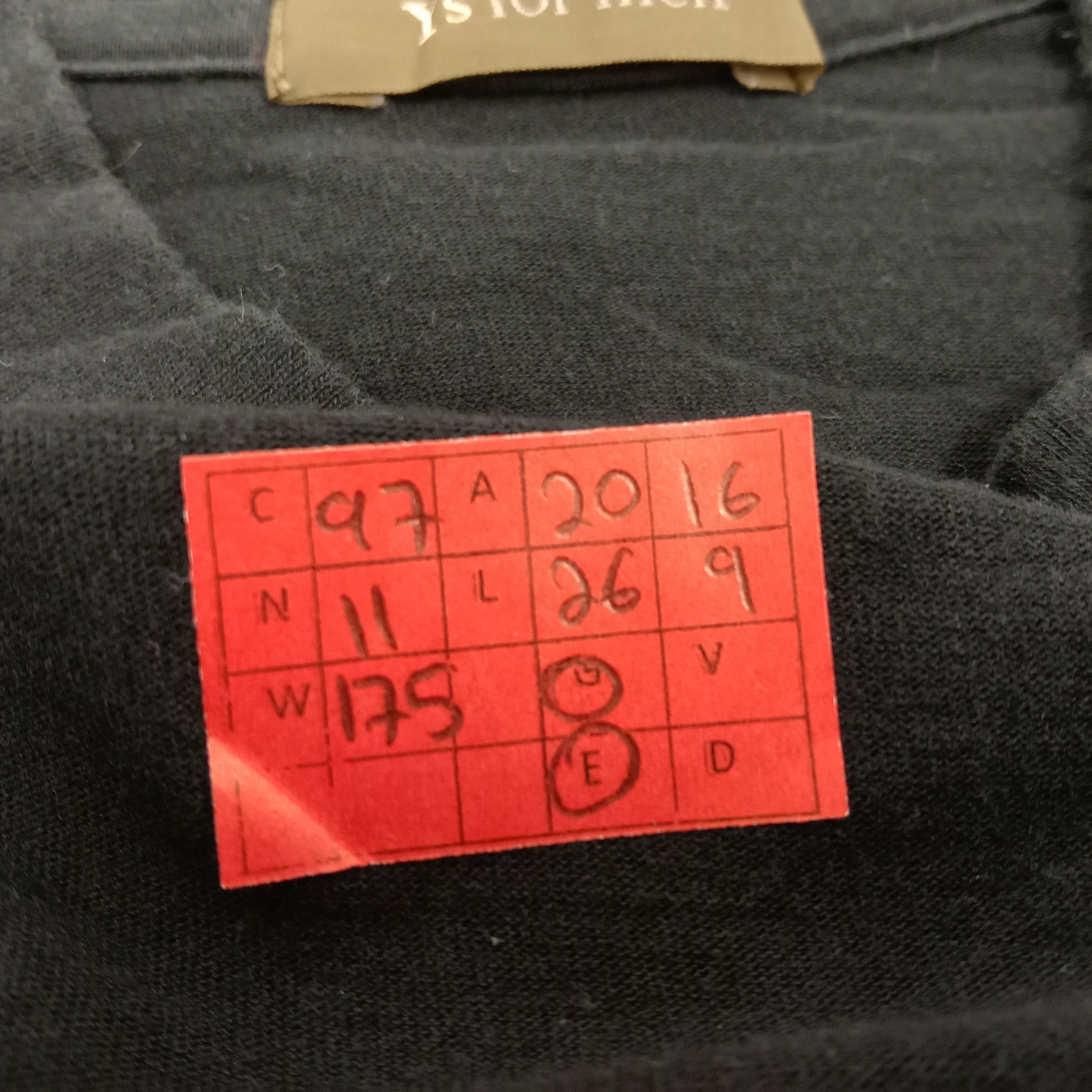 Vintage Y's For Men Japanese Designer Brand Plain Vintage Tshirt Size US M / EU 48-50 / 2 - 8 Thumbnail