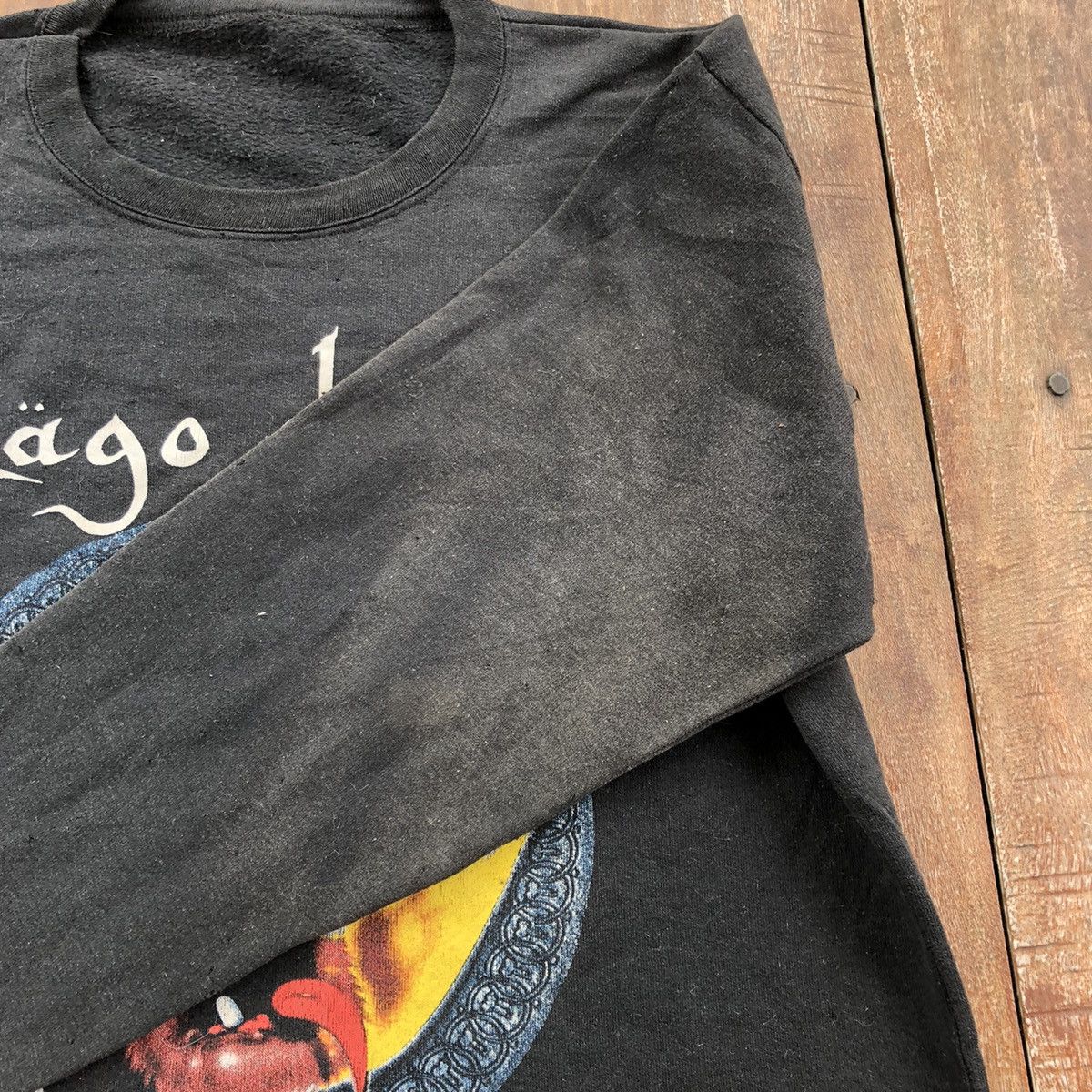 Band Tees Vintage Thrashed Faded Mago De Oz Metal Band Sweatshirt Size US L / EU 52-54 / 3 - 4 Thumbnail