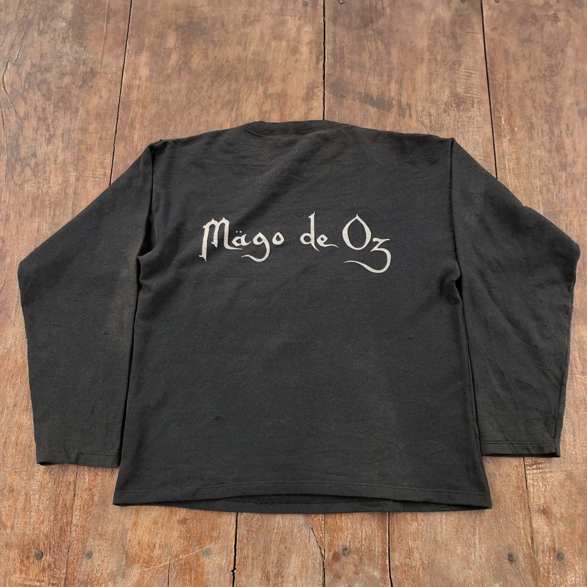 Band Tees Vintage Thrashed Faded Mago De Oz Metal Band Sweatshirt Size US L / EU 52-54 / 3 - 2 Thumbnail