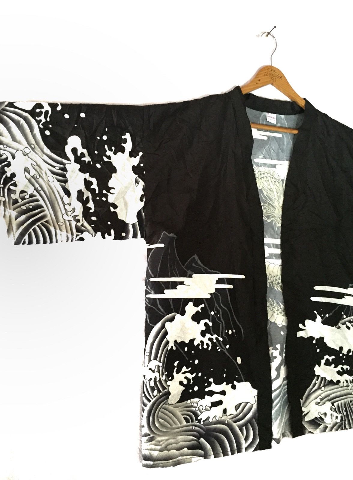 Japanese Brand Japan Black Dragon Yakuza Kimono Size US L / EU 52-54 / 3 - 5 Thumbnail