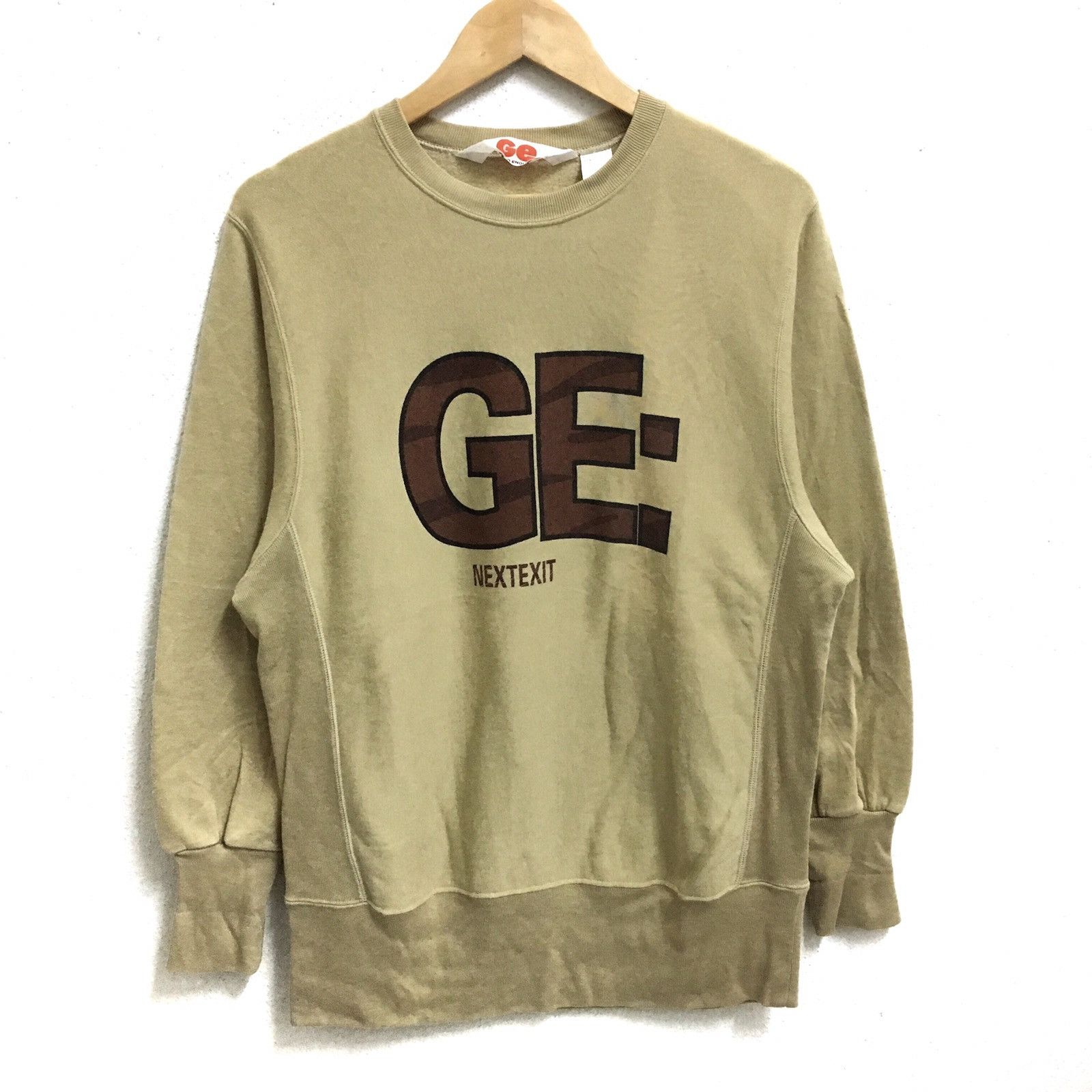 GOODENOUGH × Hiroshi Fujiwara × Vintage Vintage GOOD ENOUGH Big Logo Japanese Streetwear Sweatshirt Size US M / EU 48-50 / 2 - 1 Thumbnail