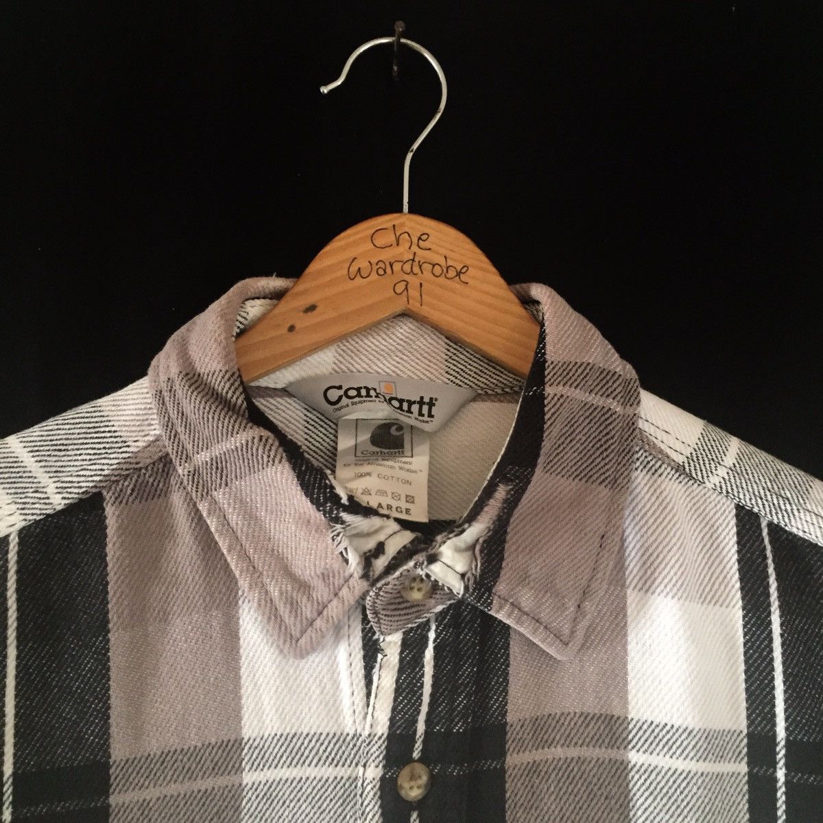 Carhartt Carhartt Tartan Flannel Button Tee Thrashed Size US L / EU 52-54 / 3 - 8 Thumbnail