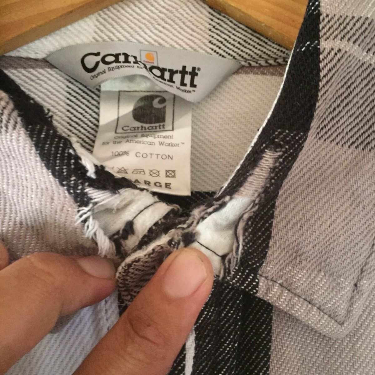 Carhartt Carhartt Tartan Flannel Button Tee Thrashed Size US L / EU 52-54 / 3 - 10 Thumbnail