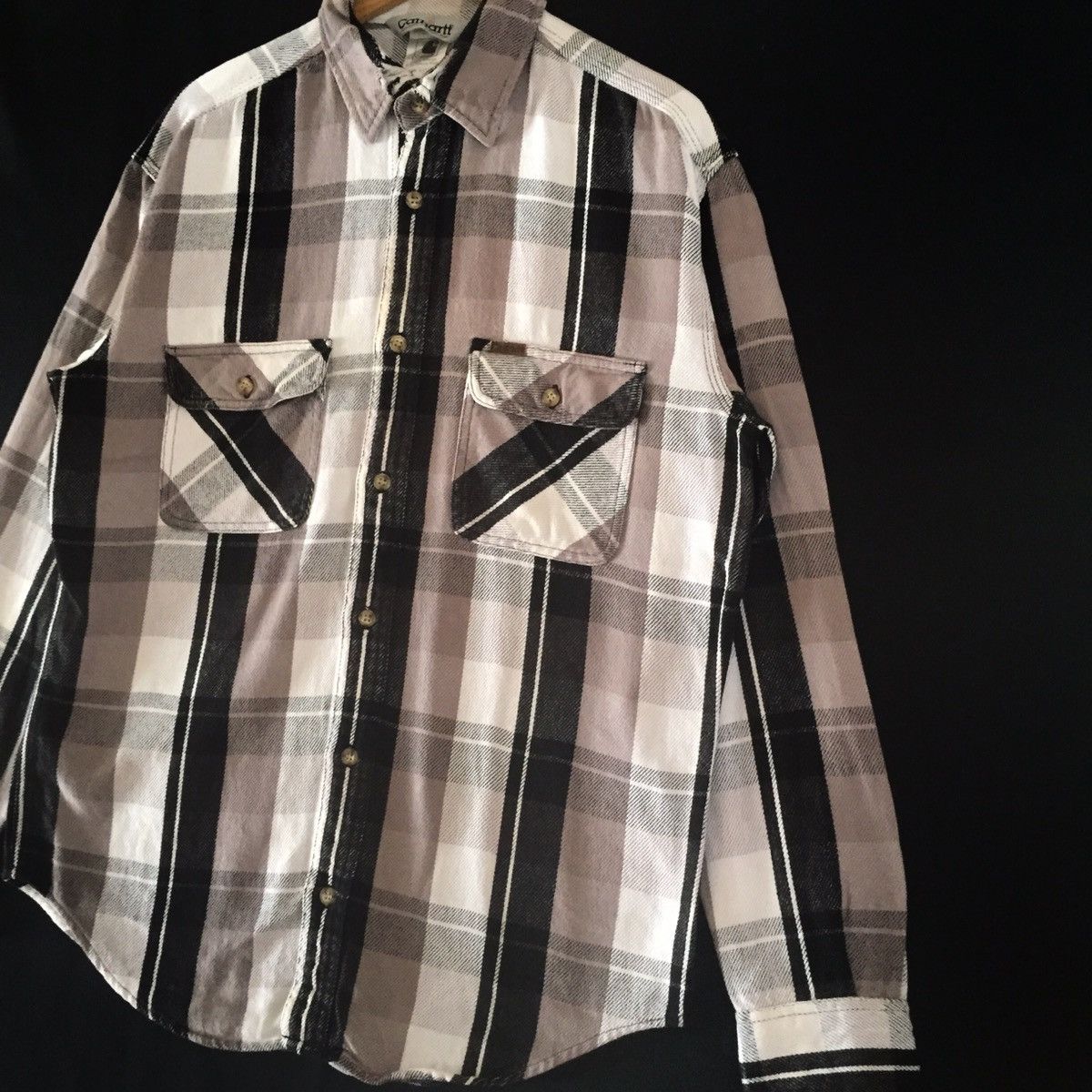Carhartt Carhartt Tartan Flannel Button Tee Thrashed Size US L / EU 52-54 / 3 - 4 Thumbnail