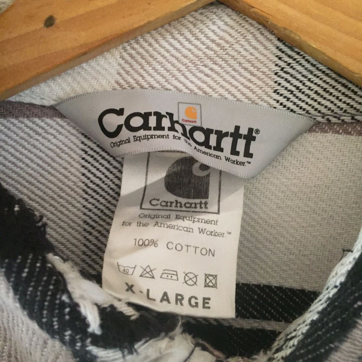 Carhartt Carhartt Tartan Flannel Button Tee Thrashed Size US L / EU 52-54 / 3 - 5 Thumbnail