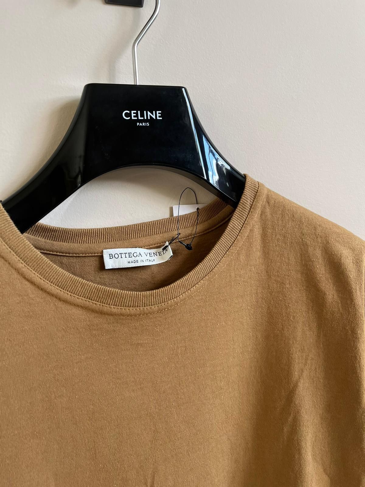 Bottega Veneta Round Neck T-Shirt in Light Brown Color Size US S / EU 44-46 / 1 - 8 Thumbnail