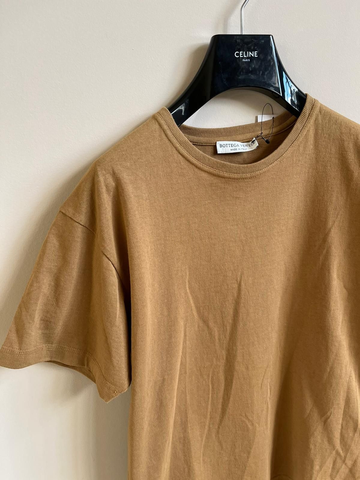 Bottega Veneta Round Neck T-Shirt in Light Brown Color Size US S / EU 44-46 / 1 - 7 Thumbnail