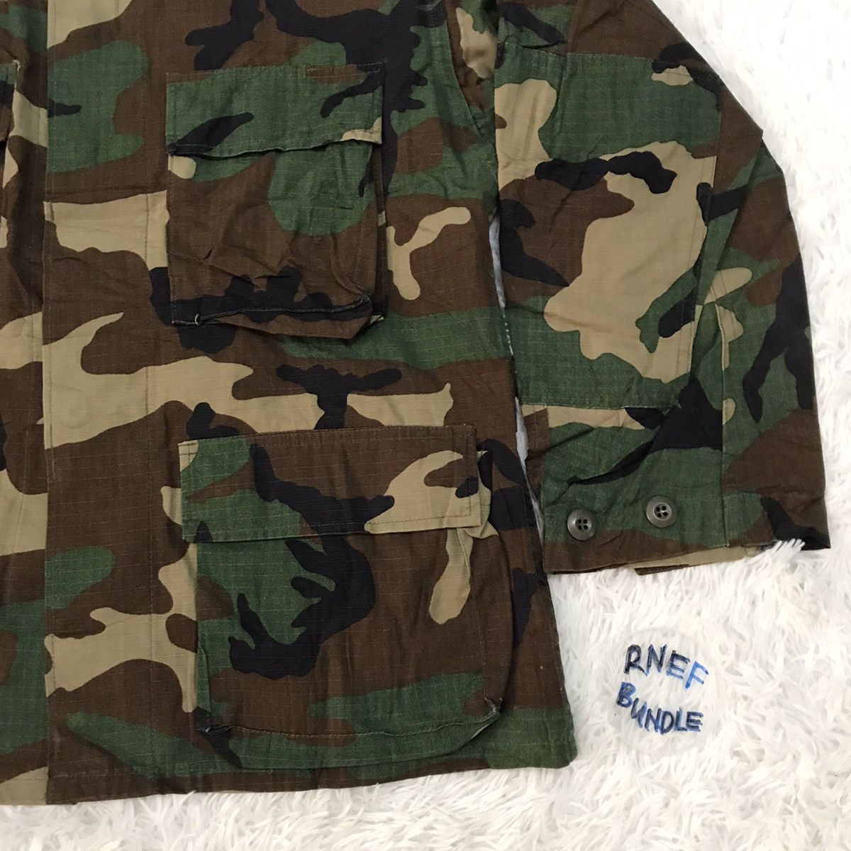 Other Coat hot weather woodland camouflage pattern combat jacket Size US S / EU 44-46 / 1 - 5 Thumbnail