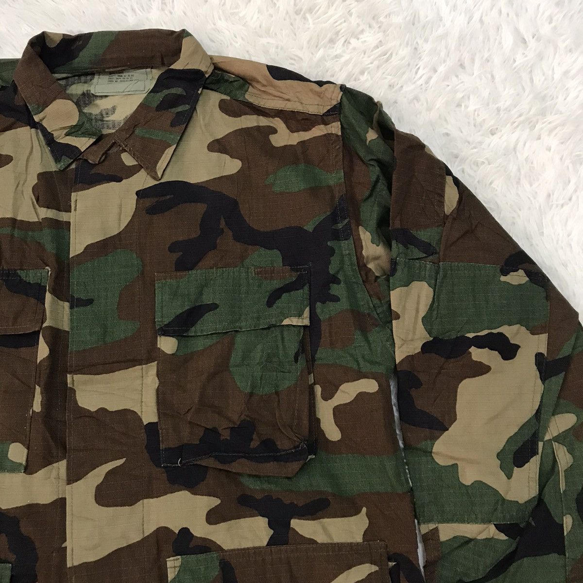 Other Coat hot weather woodland camouflage pattern combat jacket Size US S / EU 44-46 / 1 - 4 Thumbnail