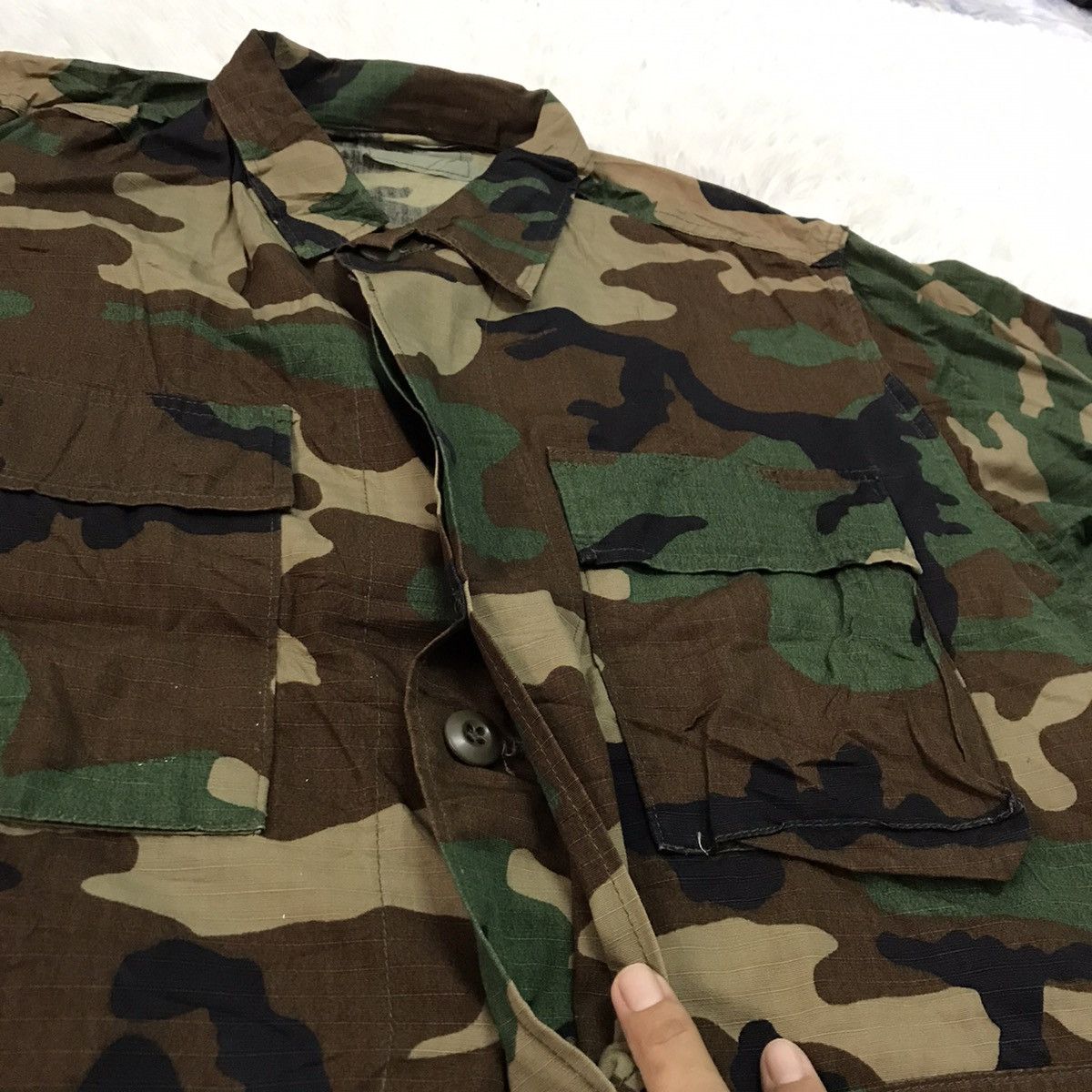 Other Coat hot weather woodland camouflage pattern combat jacket Size US S / EU 44-46 / 1 - 11 Thumbnail