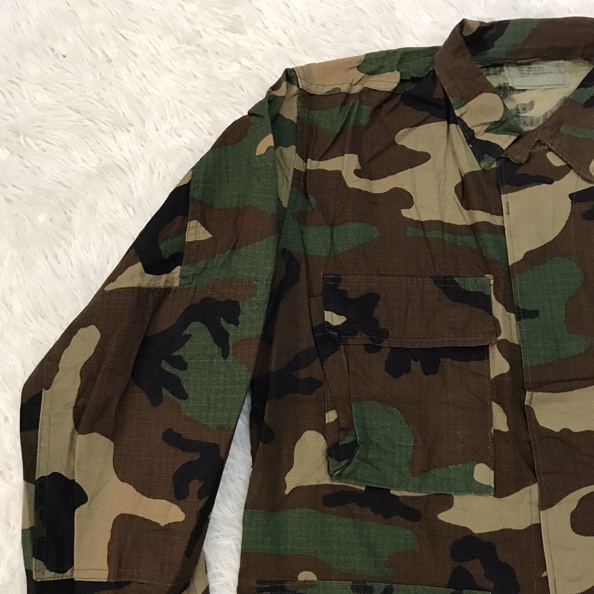 Other Coat hot weather woodland camouflage pattern combat jacket Size US S / EU 44-46 / 1 - 2 Thumbnail
