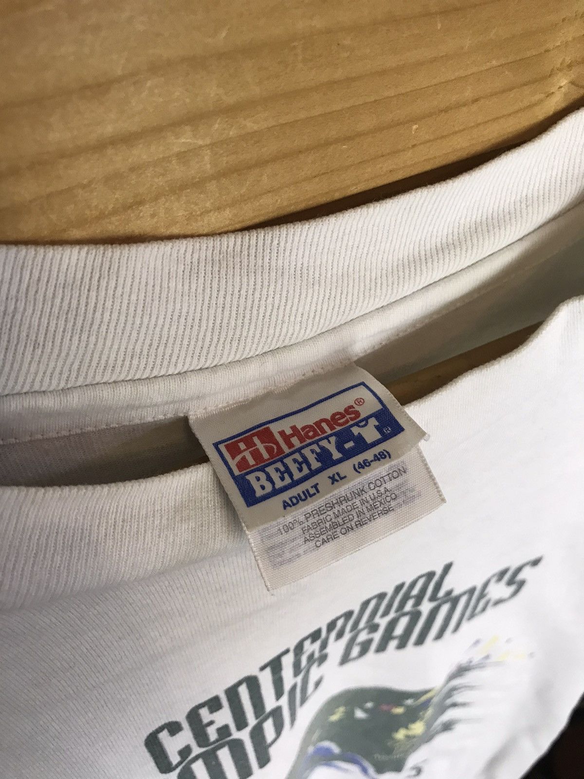 Vintage 1996 Vintage Olympic Games single stitch t-shirt Size US XL / EU 56 / 4 - 6 Thumbnail
