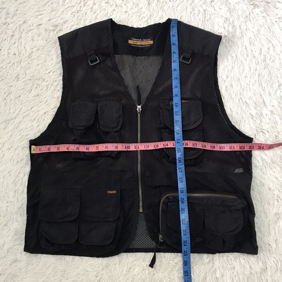 Japanese Brand Ommar jeans tactical vest rare design Size US L / EU 52-54 / 3 - 20 Thumbnail