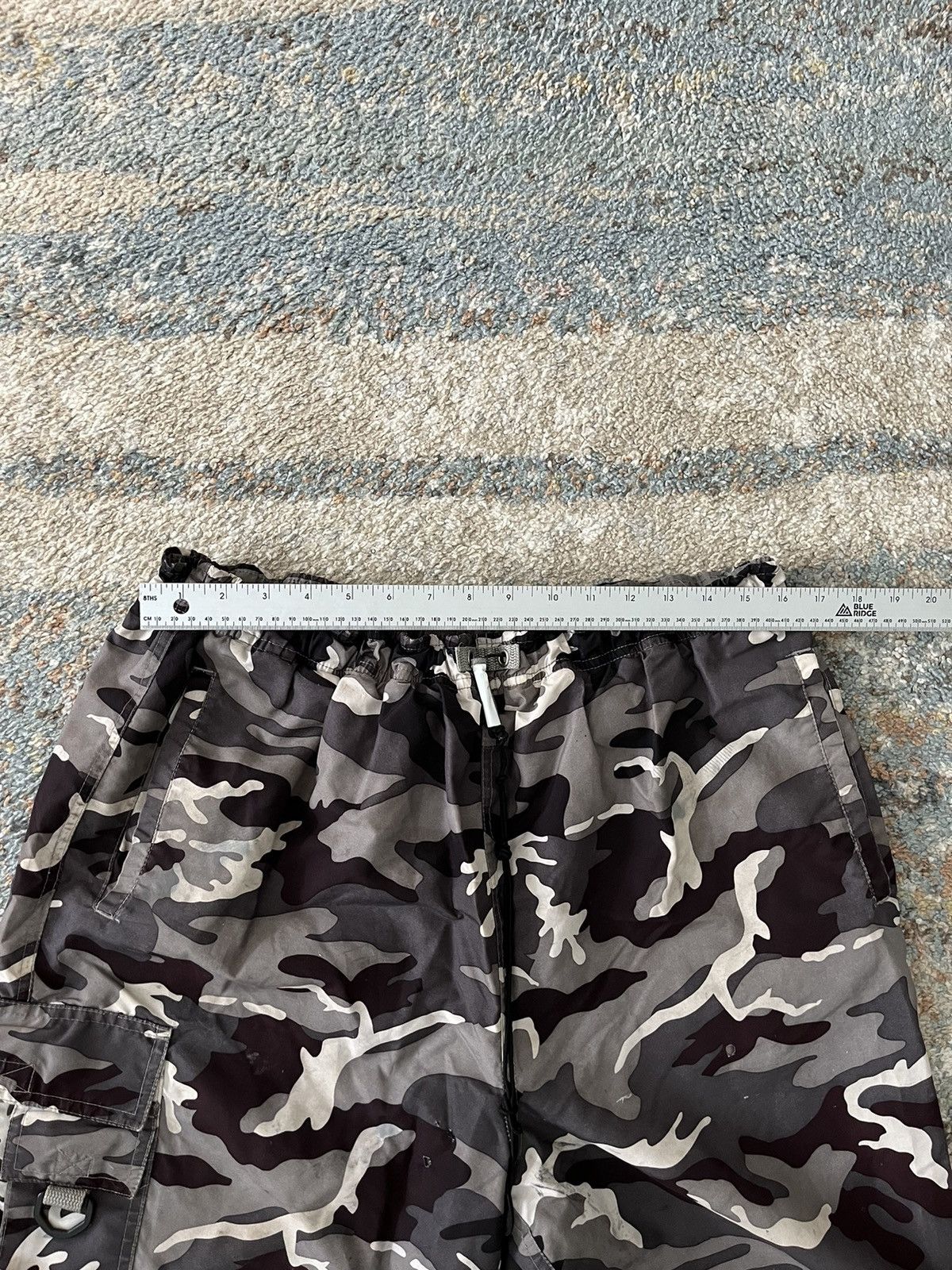 Athletic Works VTG Y2K Baggy Drill Track Pants Thrashed Distressed Large Size US 32 / EU 48 - 6 Thumbnail
