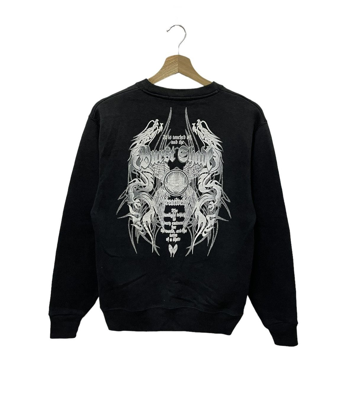 Dragonfly × Vintage Vintage Dragonfly Big Logo Printed Sweatshirt Size US M / EU 48-50 / 2 - 1 Thumbnail