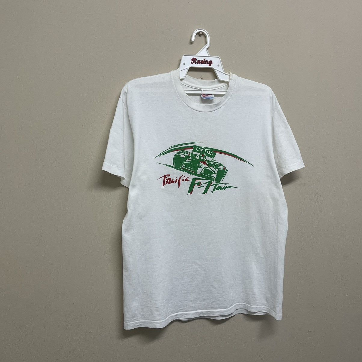 Formula 1 × Vintage Vintage Pacific F-1 Tour TShirt Formula 1 Race Worldwide Size US L / EU 52-54 / 3 - 5 Thumbnail
