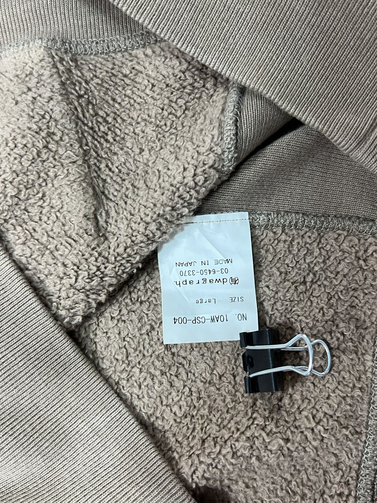 Sasquatchfabrix SASQUATCHFABRIX AW10 DYED SEX COLLEGE CUT OFF HOOD HOODIE Size US L / EU 52-54 / 3 - 5 Thumbnail