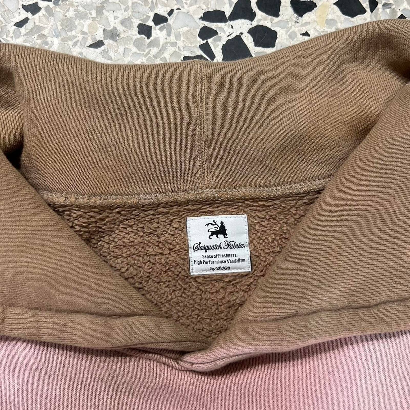 Sasquatchfabrix SASQUATCHFABRIX AW10 DYED SEX COLLEGE CUT OFF HOOD HOODIE Size US L / EU 52-54 / 3 - 3 Thumbnail
