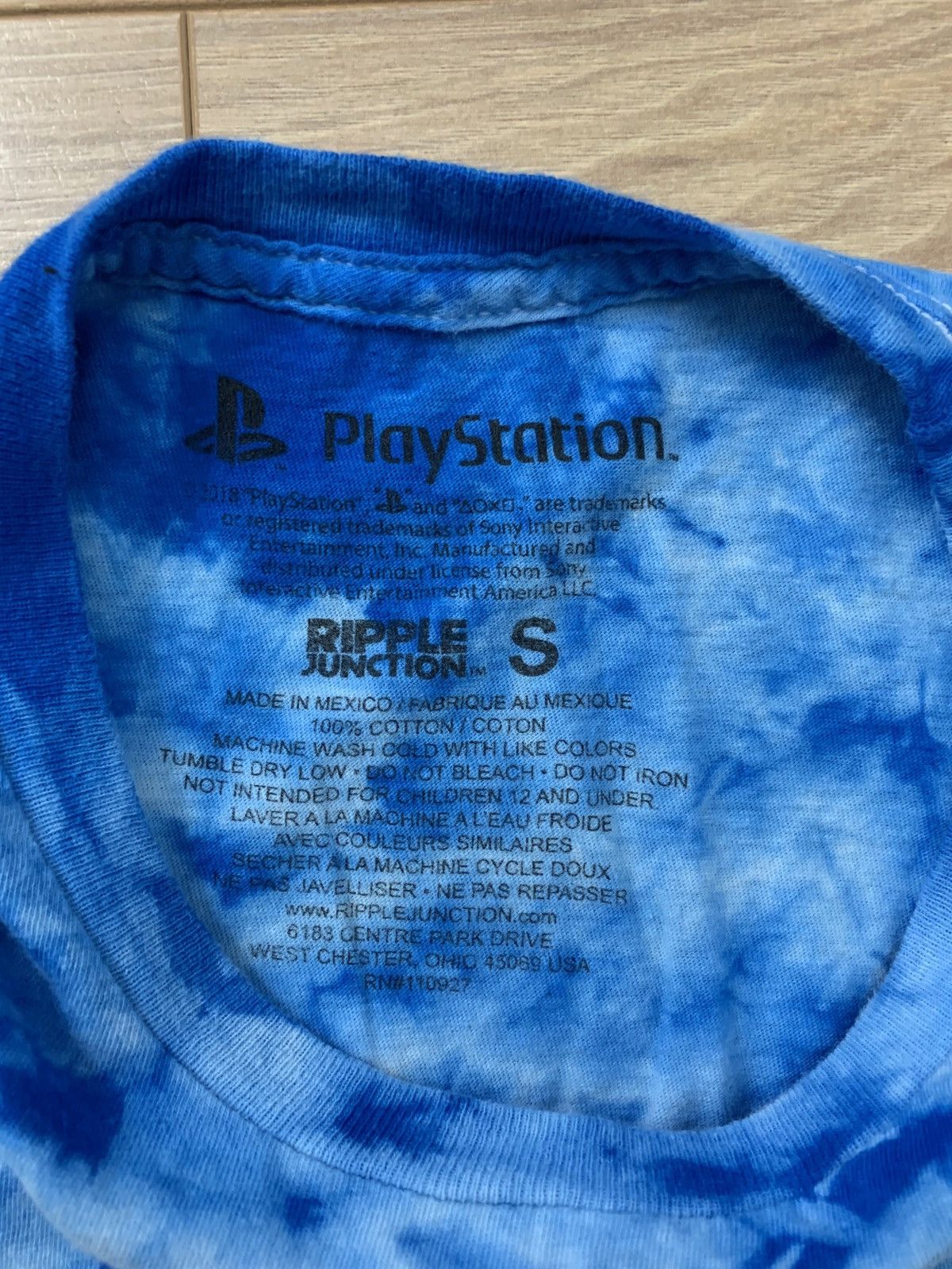 Sony *NEW* PlayStation Tie Dye Tee (Sz S) Size US S / EU 44-46 / 1 - 6 Thumbnail