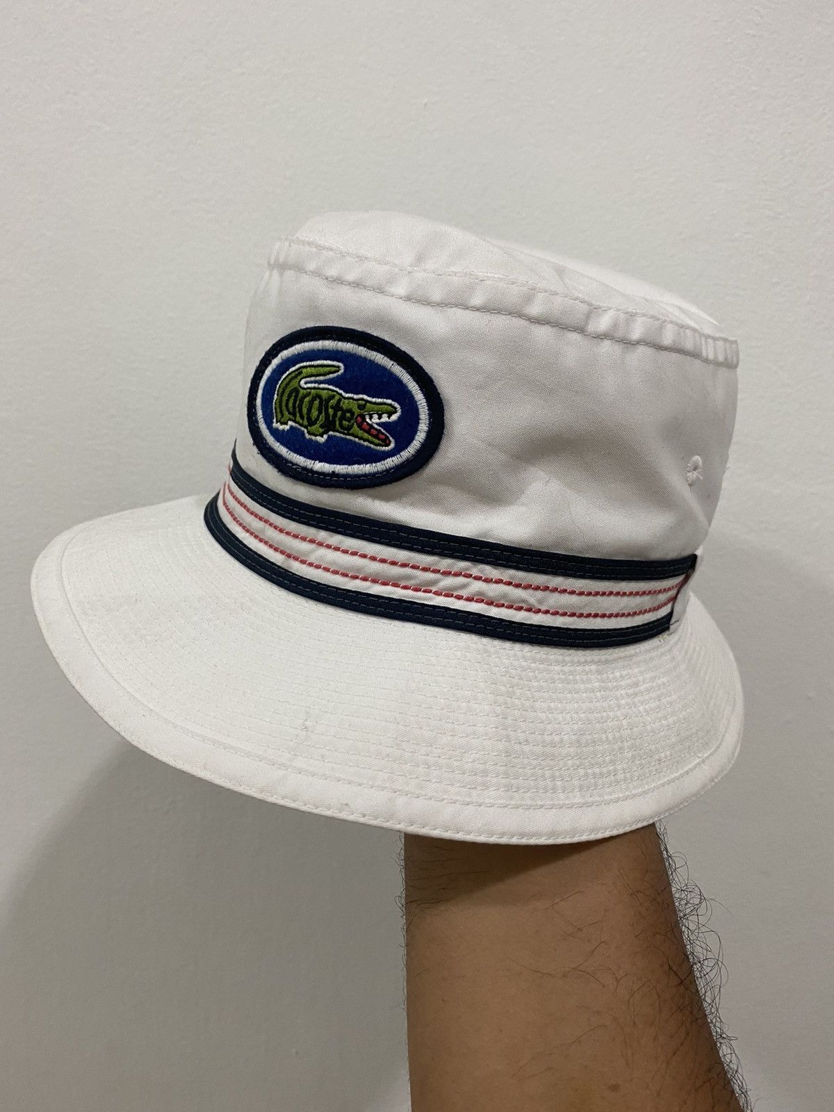 Lacoste 🔥Vintage🔥 Lacoste Bucket Hat Size ONE SIZE - 2 Thumbnail