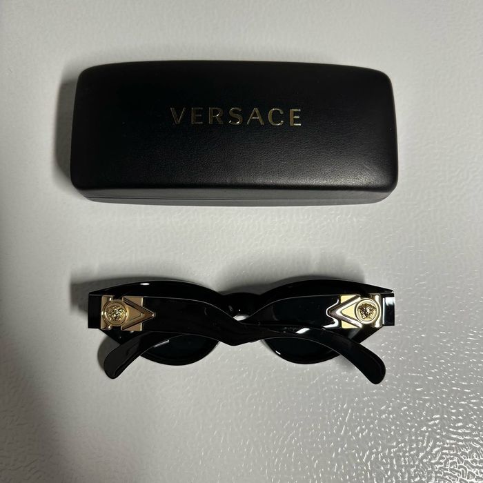 Versace Versace VE 4373 Monochromatic Cat-Eye Sunglasses + Case | Grailed