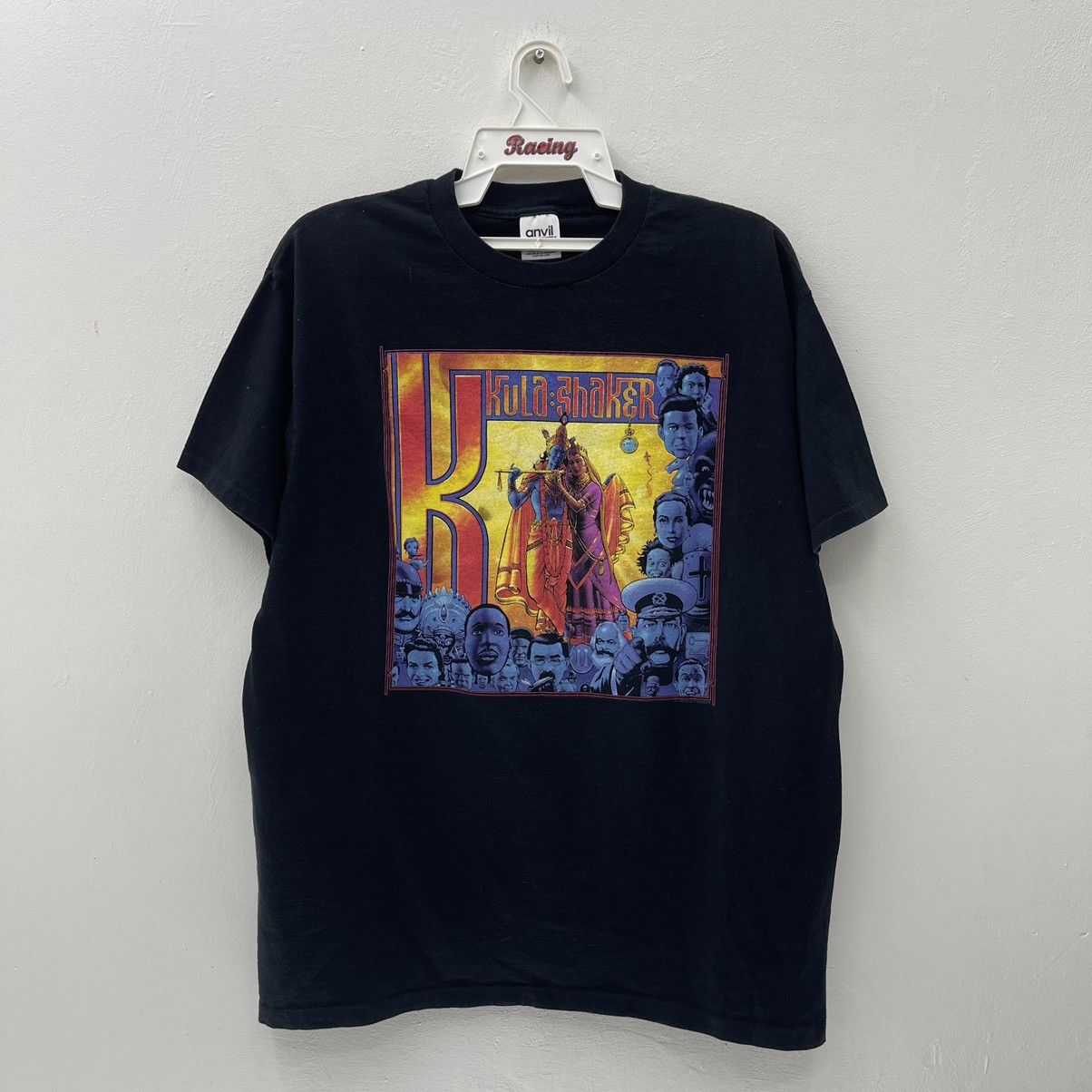 Band Tees Vintage Kula Shaker Psychedelic T-Shirt Grunge Britpop Size US XL / EU 56 / 4 - 1 Thumbnail