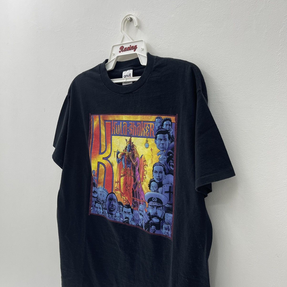 Band Tees Vintage Kula Shaker Psychedelic T-Shirt Grunge Britpop Size US XL / EU 56 / 4 - 3 Thumbnail