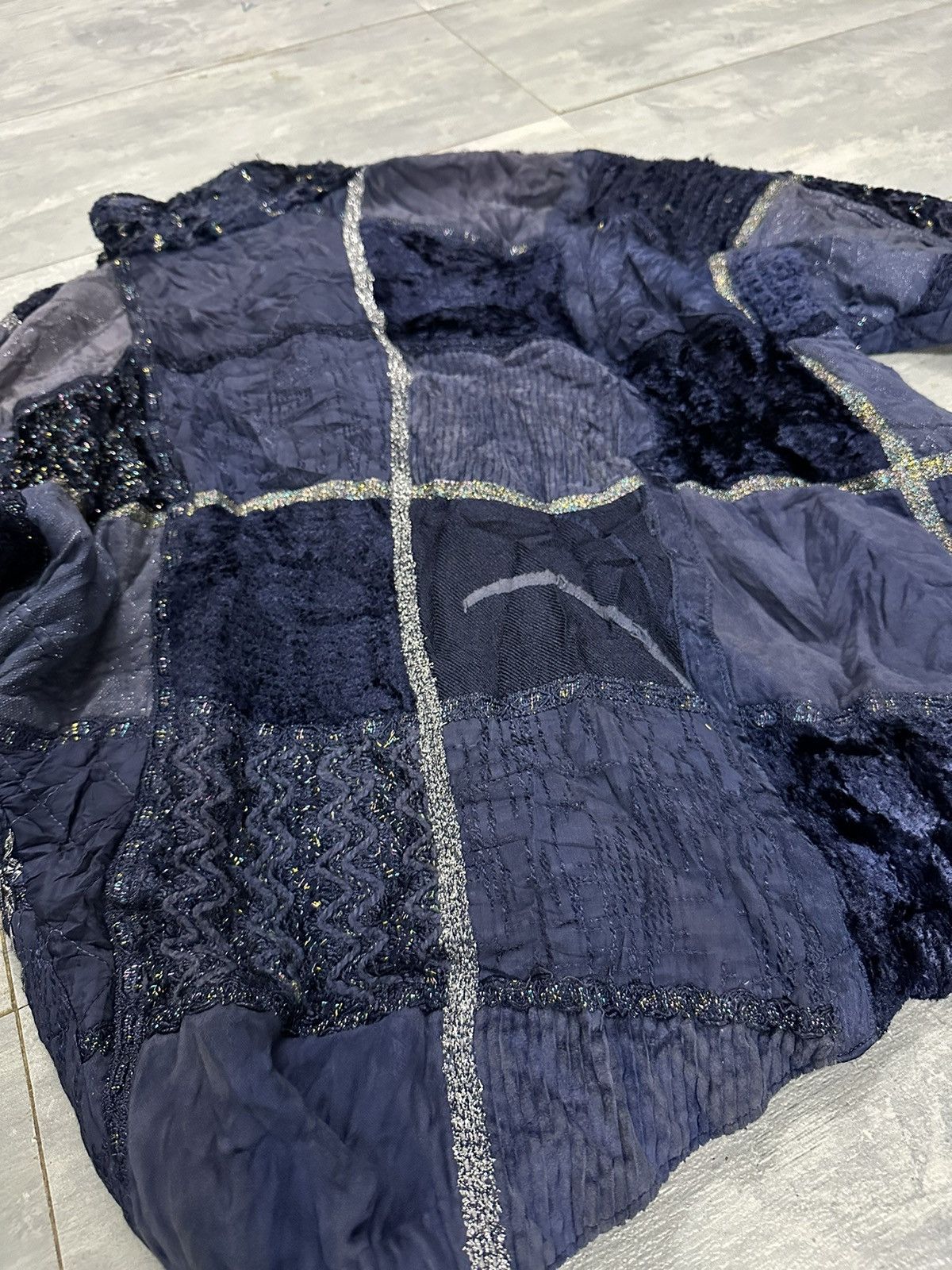 BIGI 🔥Vintage🔥 Bigi Mode Japan Sashiko/Boro Button Ups Jacket Size US L / EU 52-54 / 3 - 9 Thumbnail