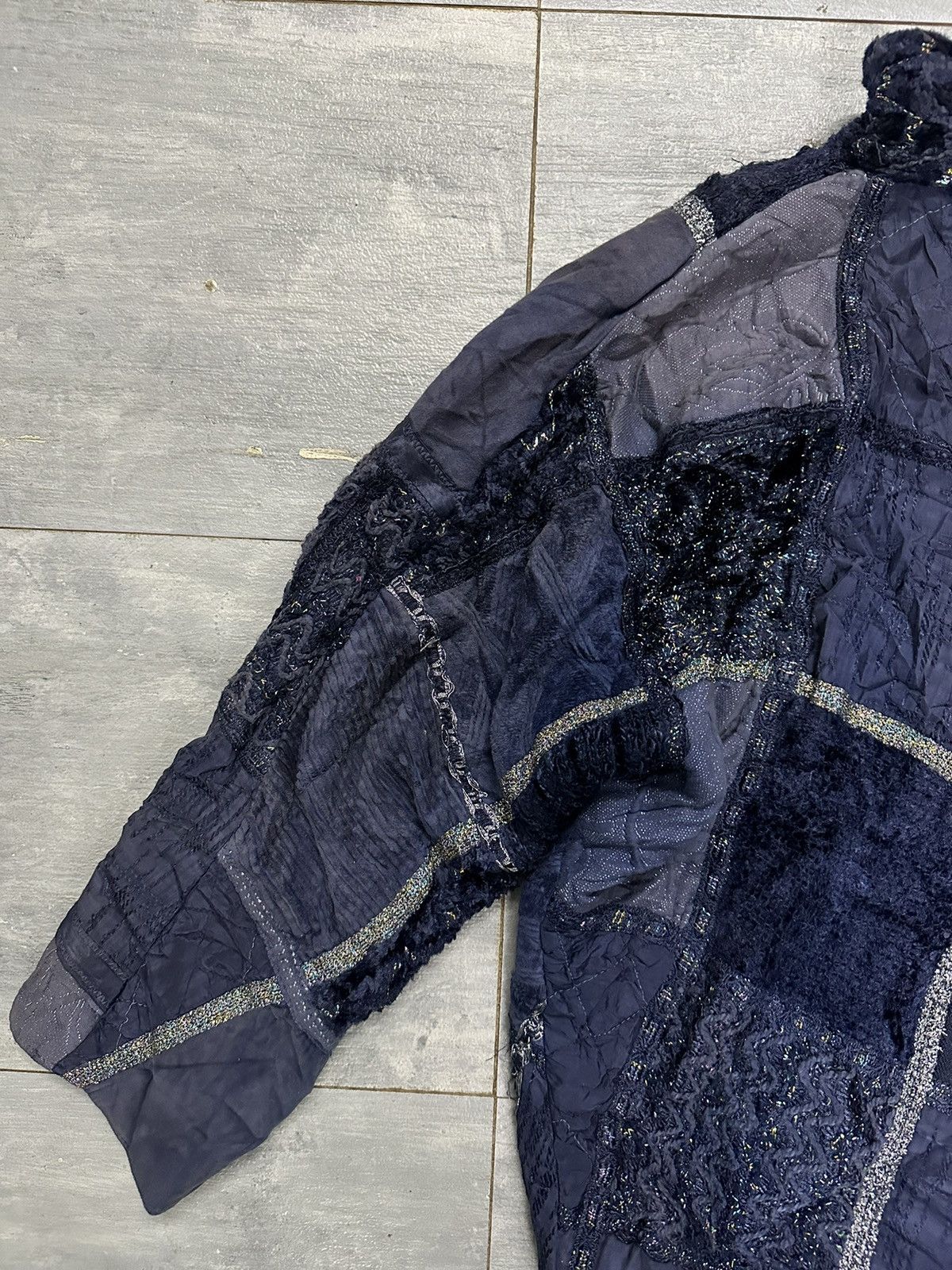 BIGI 🔥Vintage🔥 Bigi Mode Japan Sashiko/Boro Button Ups Jacket Size US L / EU 52-54 / 3 - 10 Thumbnail