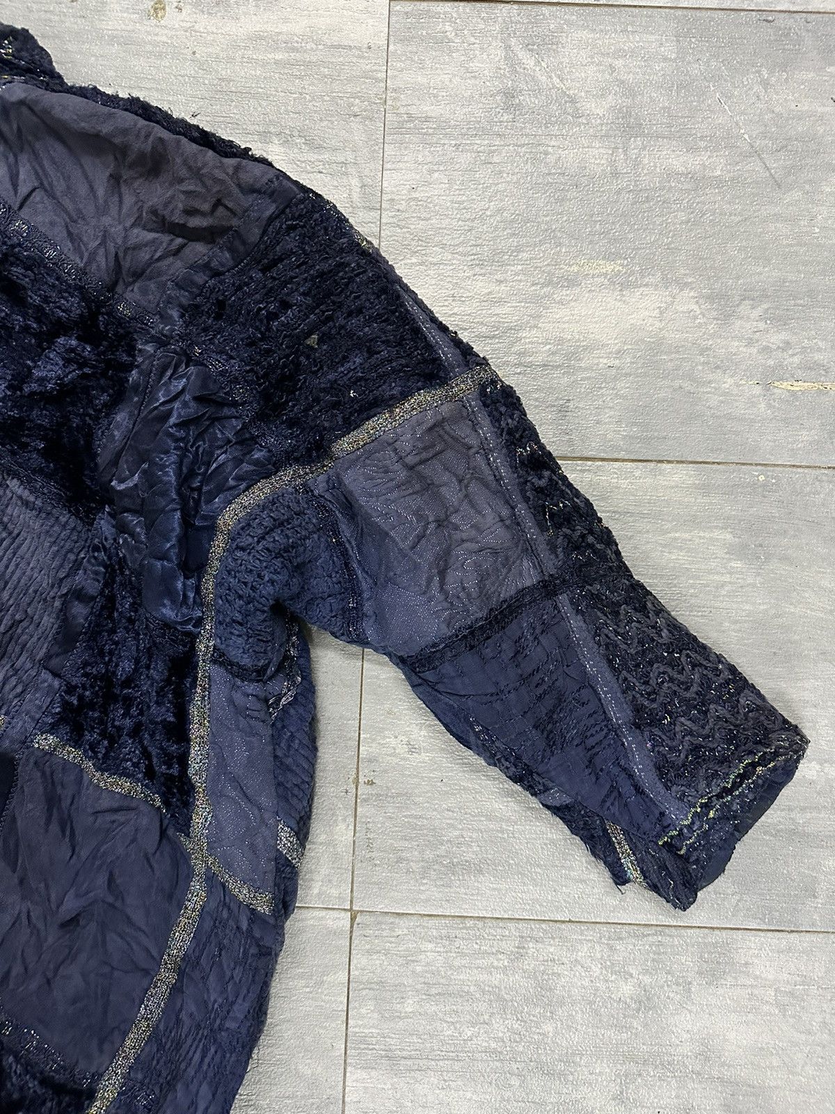 BIGI 🔥Vintage🔥 Bigi Mode Japan Sashiko/Boro Button Ups Jacket Size US L / EU 52-54 / 3 - 11 Thumbnail